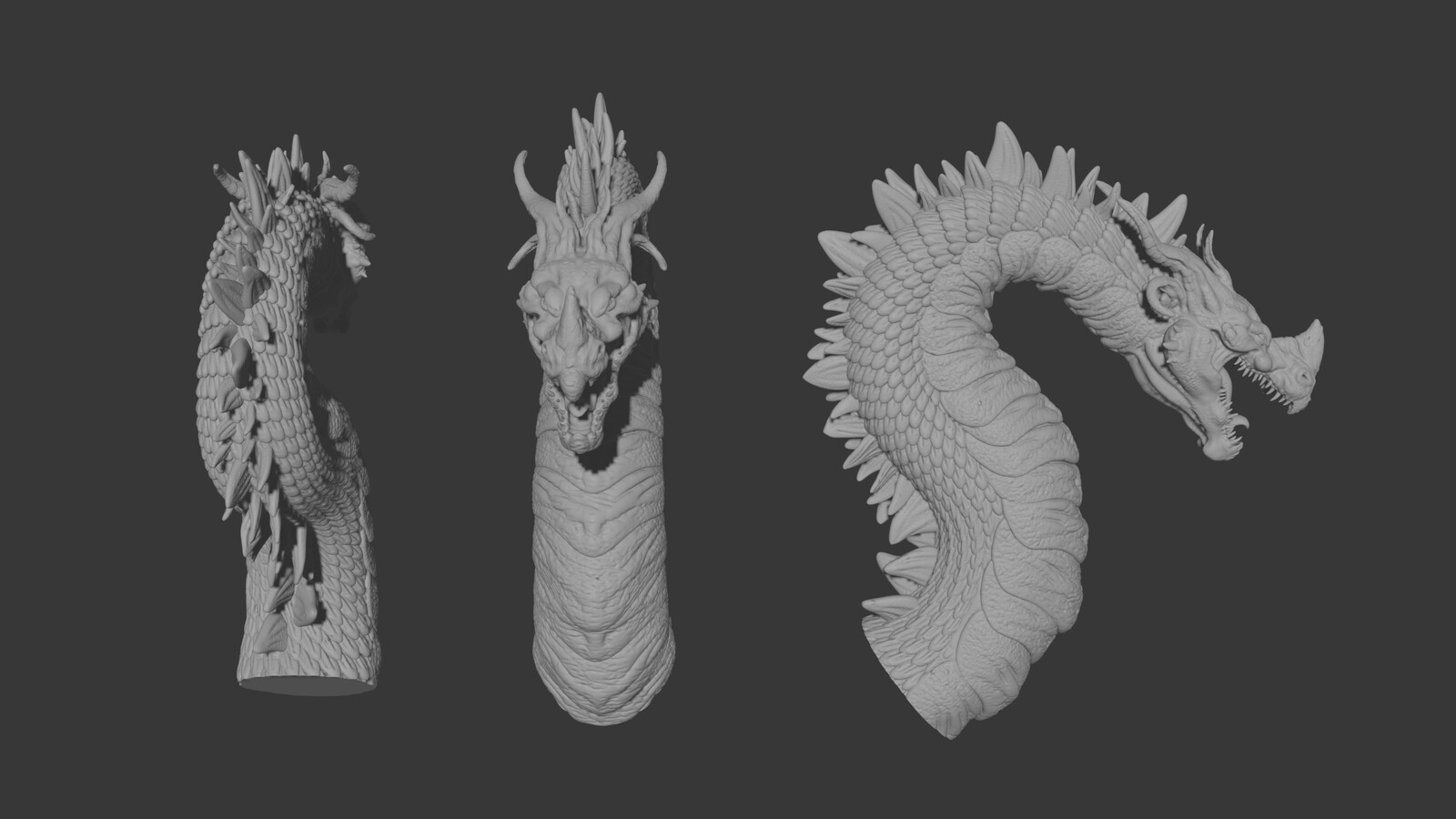 3D model has been sculpted by my fellow Farid Guzzo. 