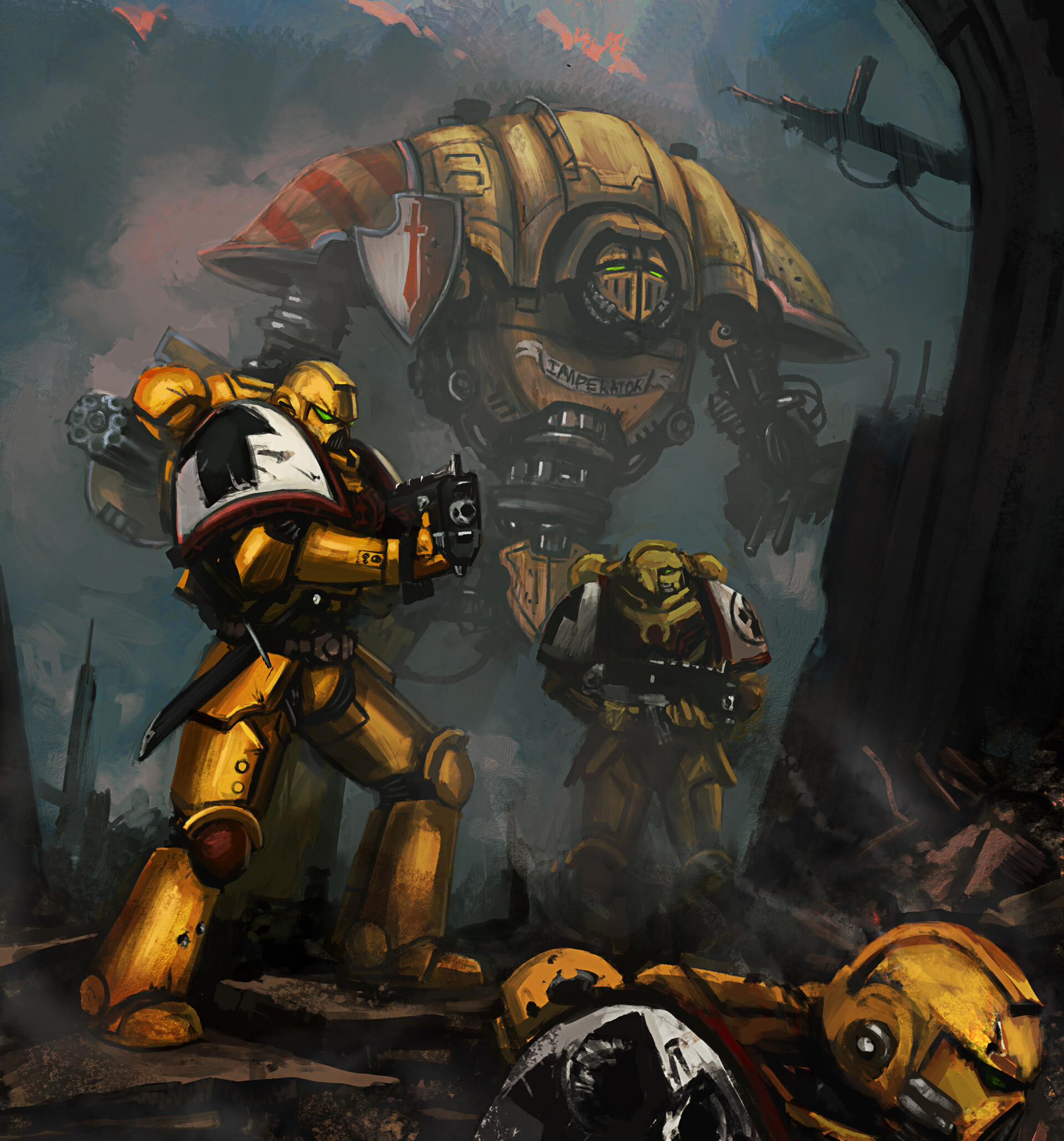 ArtStation Knights Of The Imperial Fist artstation-knights-of-the-imperial-fist