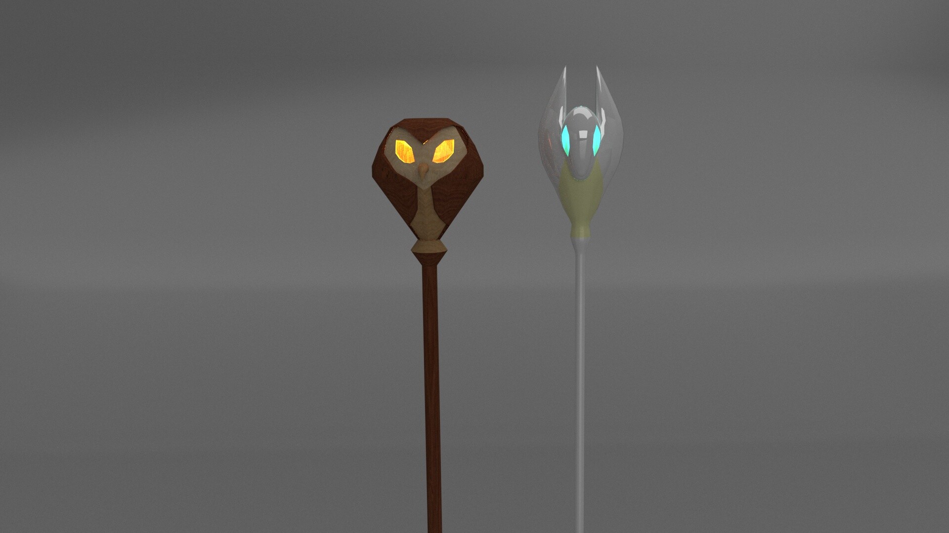 Patrick McVeigh Eda and Lilith Staffs The Owl House