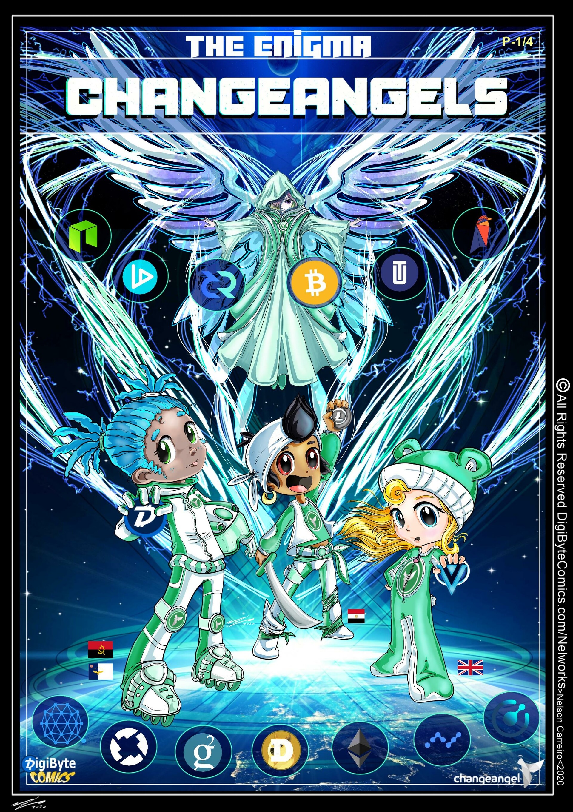 ArtStation - Changeangels Crypto Manga (cover concept)