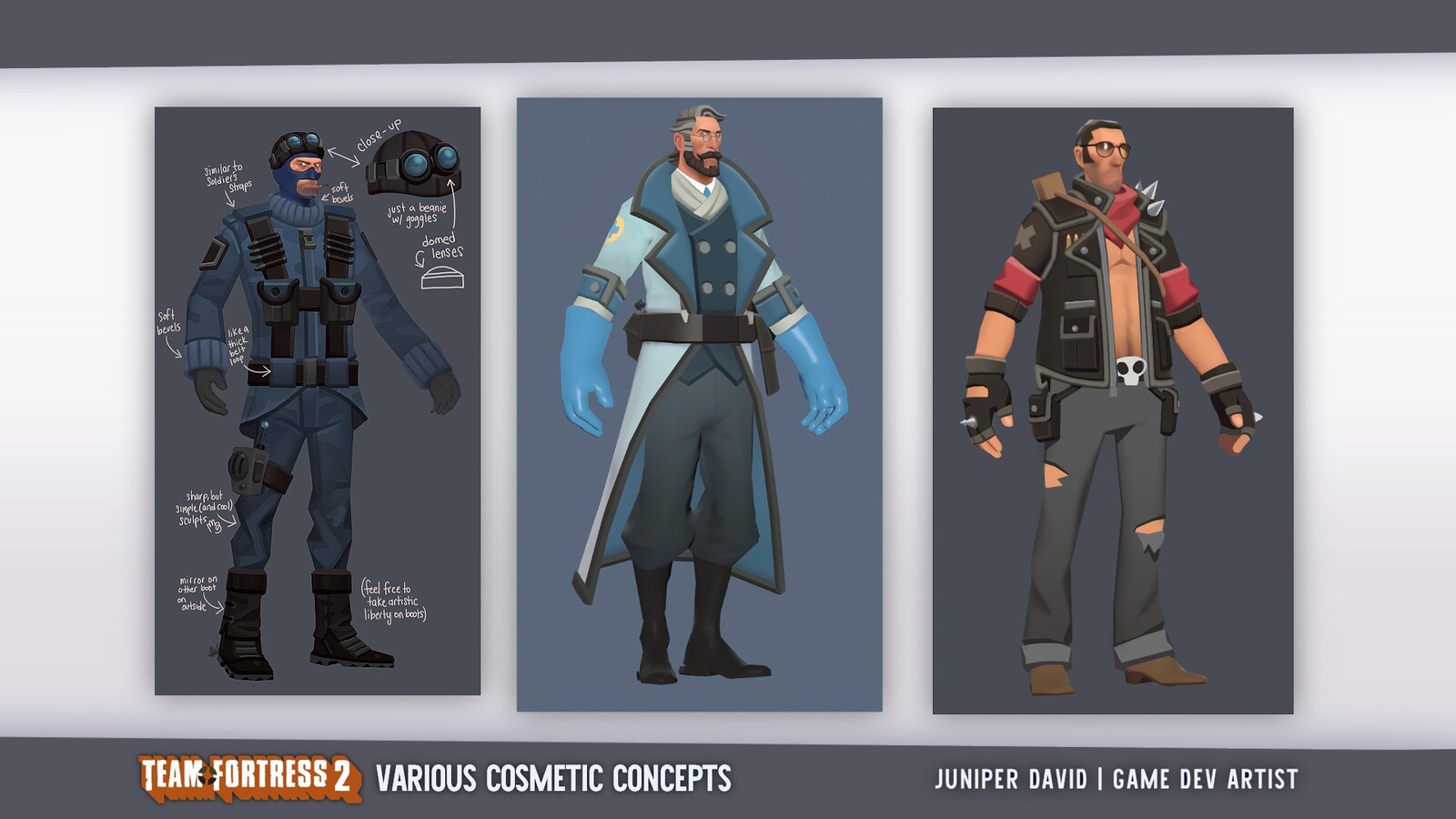 Juniper David Select TF2 Cosmetic Concept Art