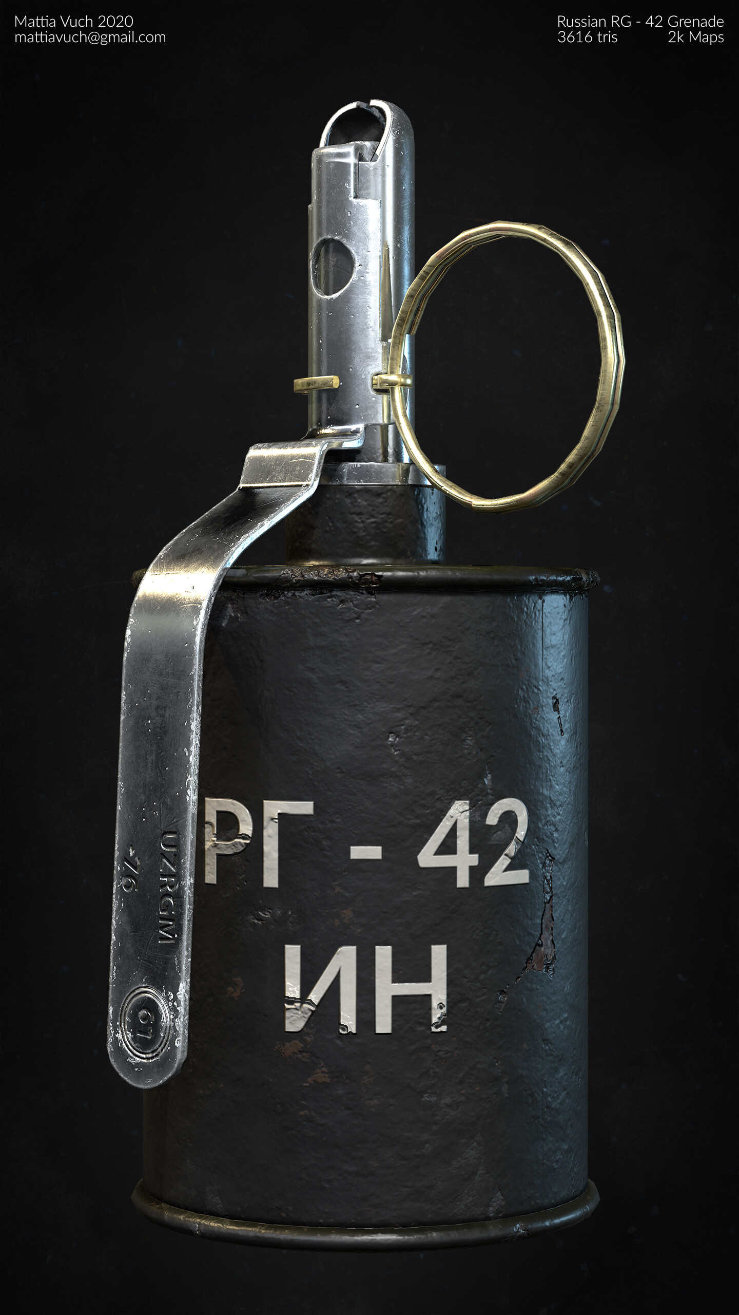 Soviet Russian Military Weapon Poster Print Handheld Grenades F-1 RG-42 RGD-5 