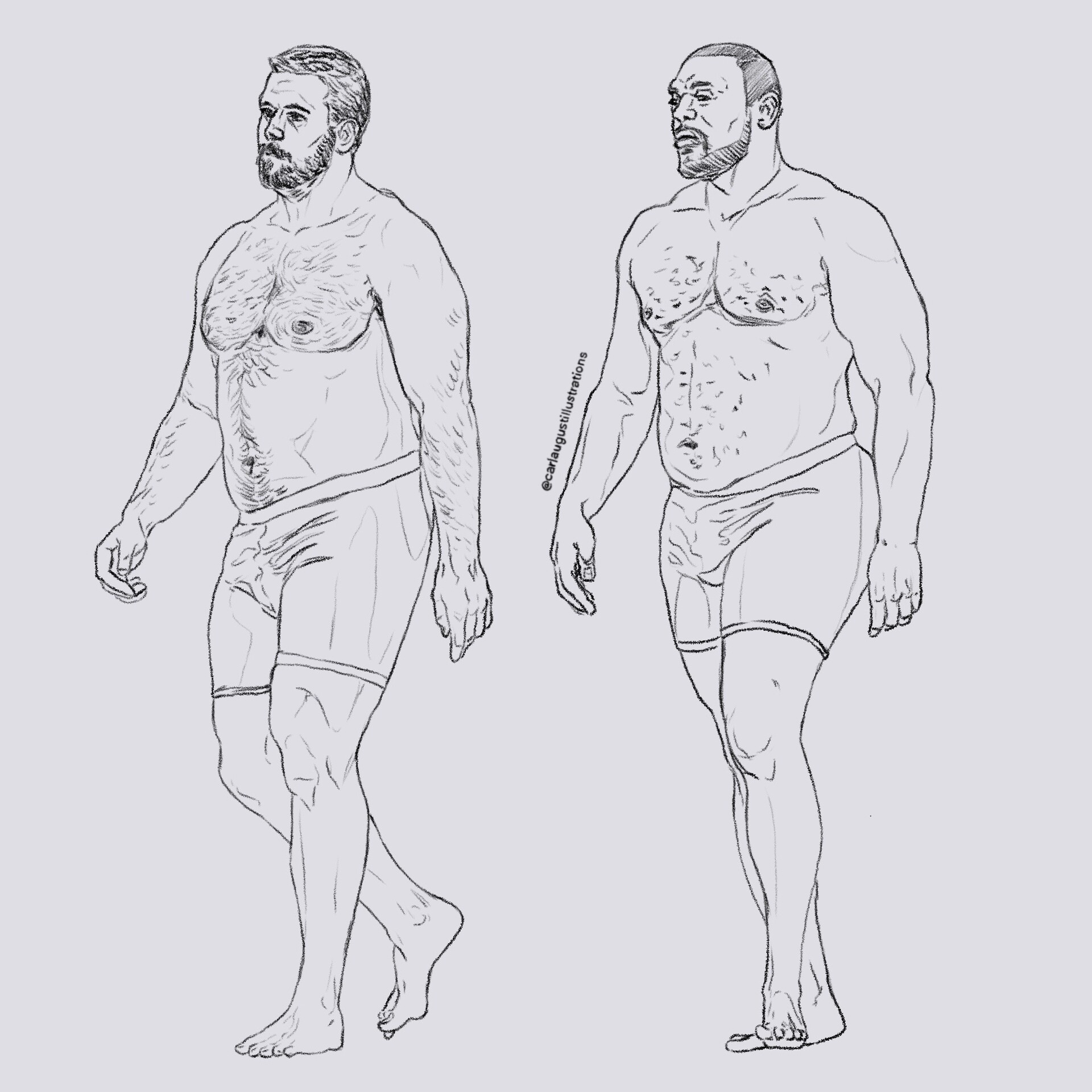 Guy Body Drawing