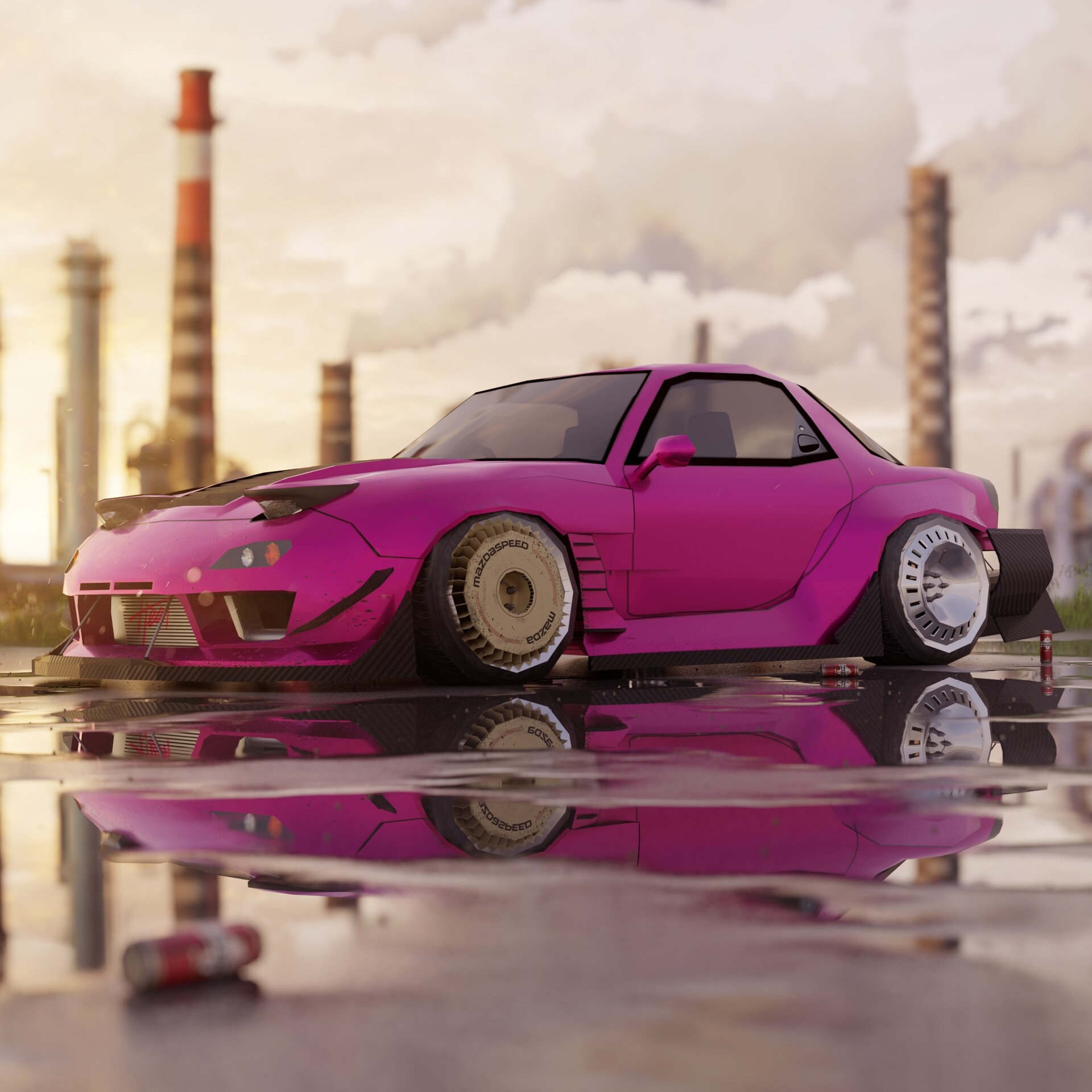 ArtStation - Mazda RX-7 1997 LCWorks