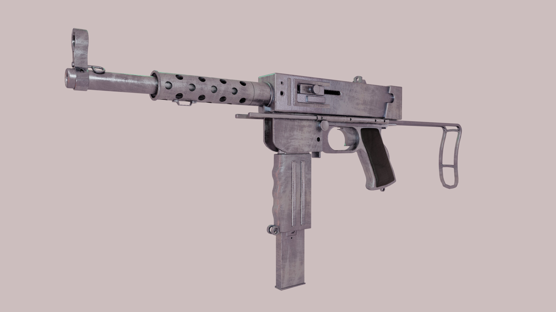 Artstation Mat 49 Gun Alve Larsson Artstation Mat 49 Gun Alve Larsson