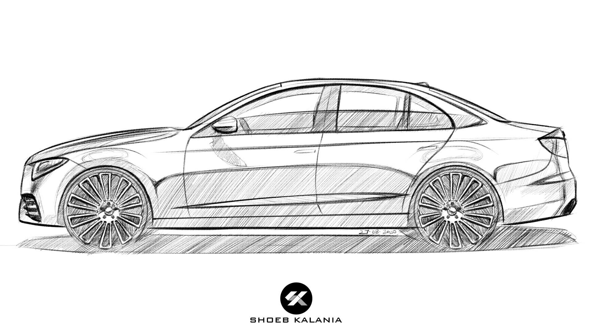 Mercedes Benz CL 63 AMG Realistic Car Drawing by MaxBechtold on DeviantArt