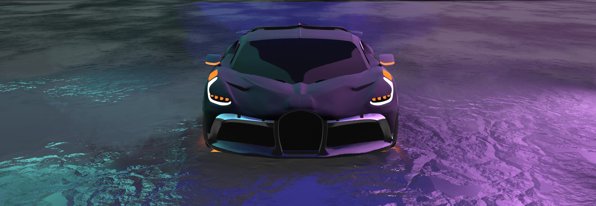 ArtStation - Bugatti Divo (Tron)