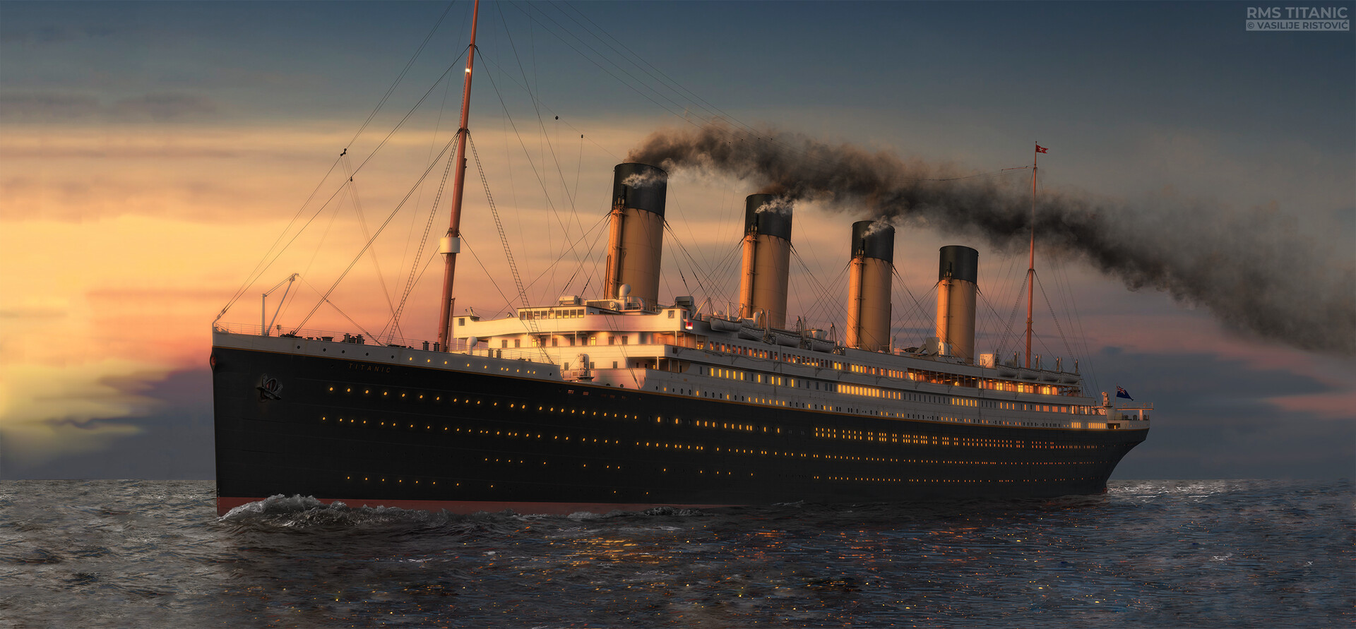 RMS Titanic Artwork