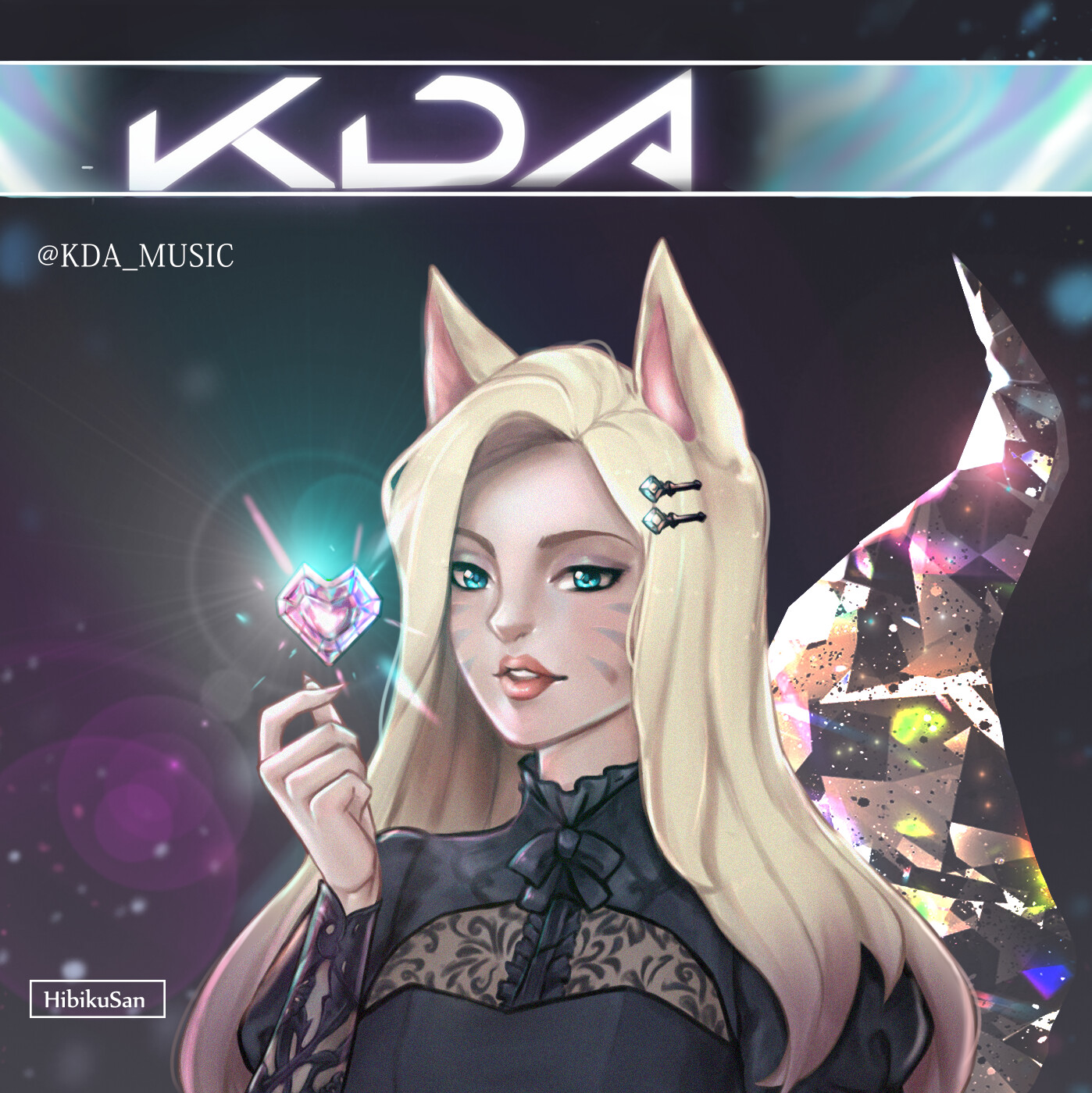 Artstation New K Da Ahri Outfit Fanart Salah Eddine Hibiki