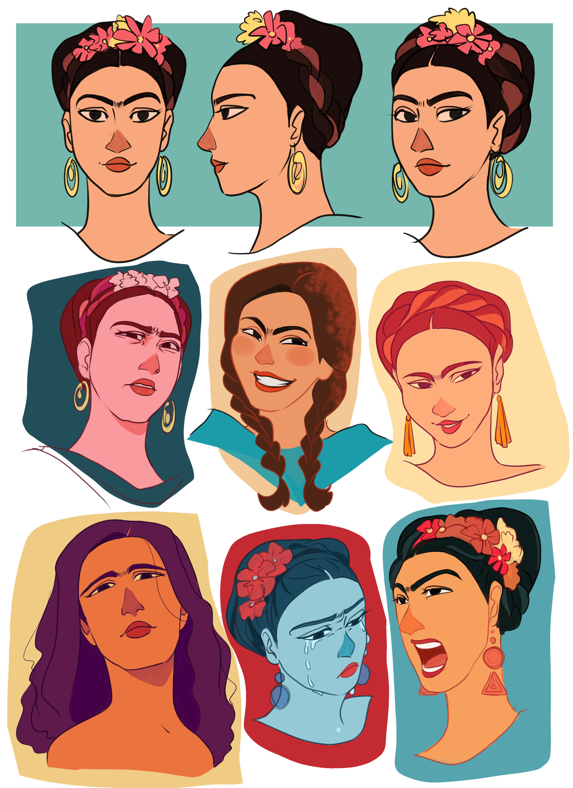 ArtStation - Frida Kahlo concept design- Portrait