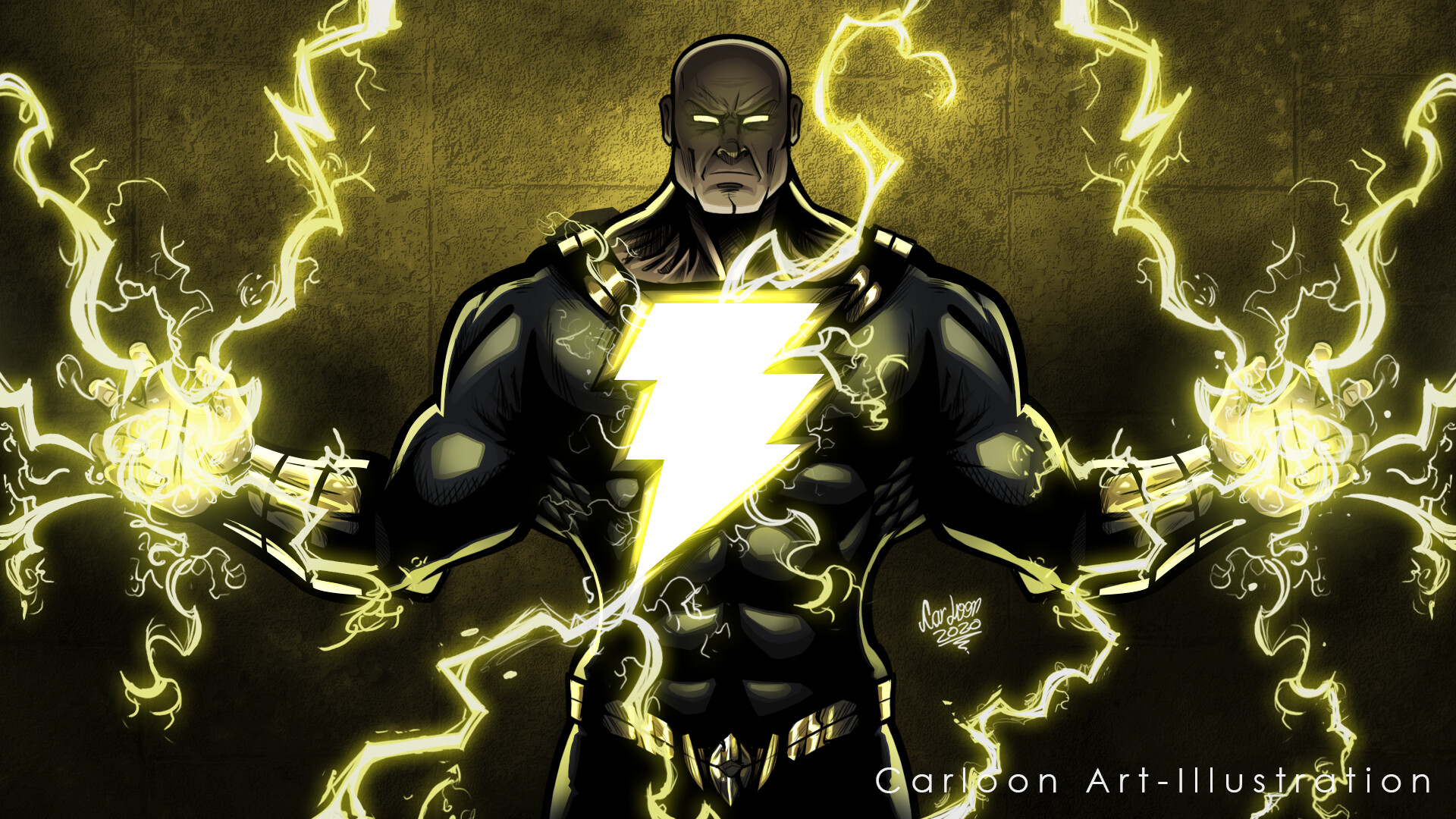 artstation black adam dwayne johnson
