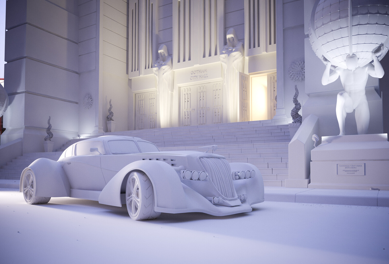 Clay render