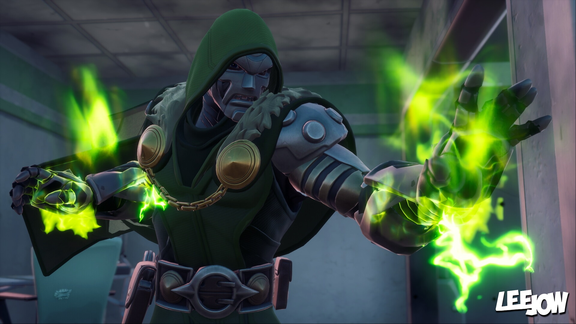 Leejow Fortnite Doom Henchman Stark Robots Screenshot Collage Doom's mystical bomb was leaked by skintrackercom and has the. leejow fortnite doom henchman