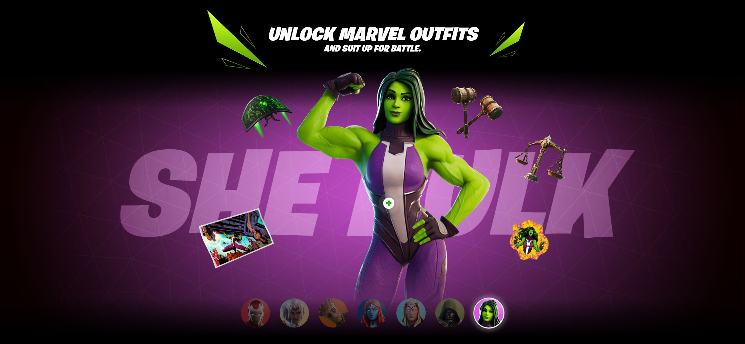 Justin Holt FORTNITE SHE HULK SKIN