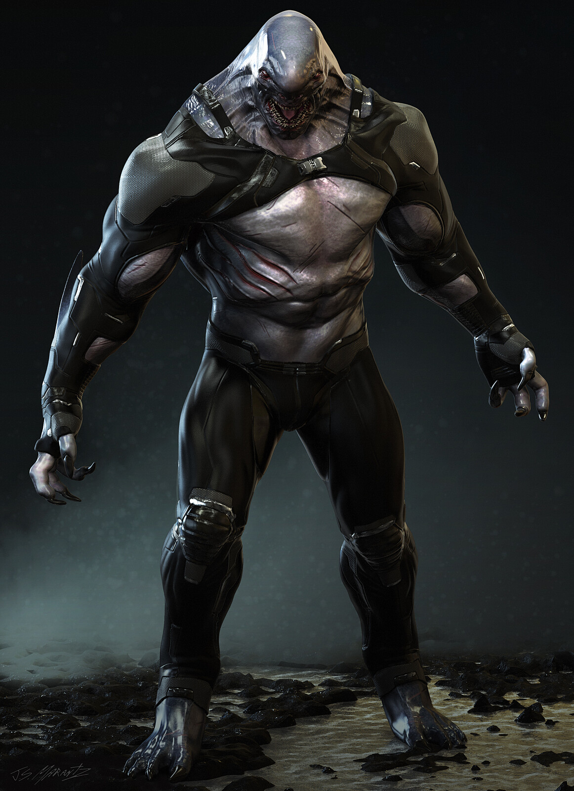 KING SHARK DESIGN for a cancelled game