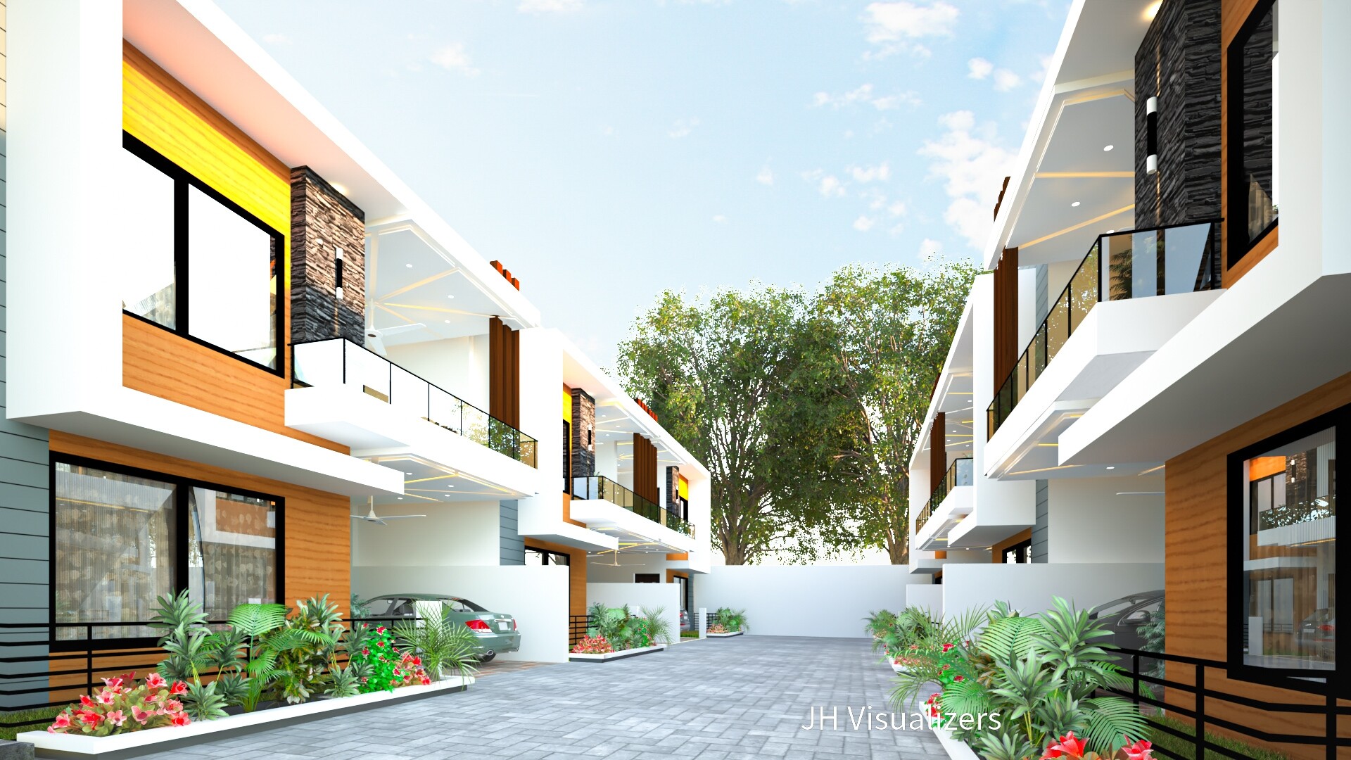 Artstation 5 Marla House Elevation Design Society Hamza Hanif