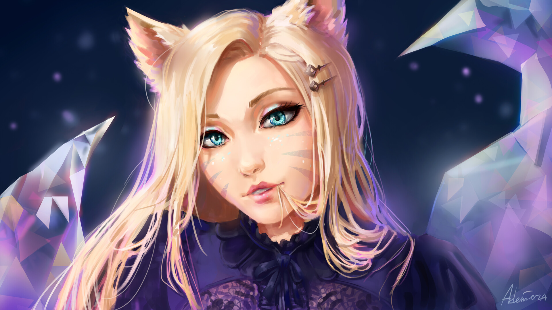 Artstation Baddest K Da Ahri Ademera
