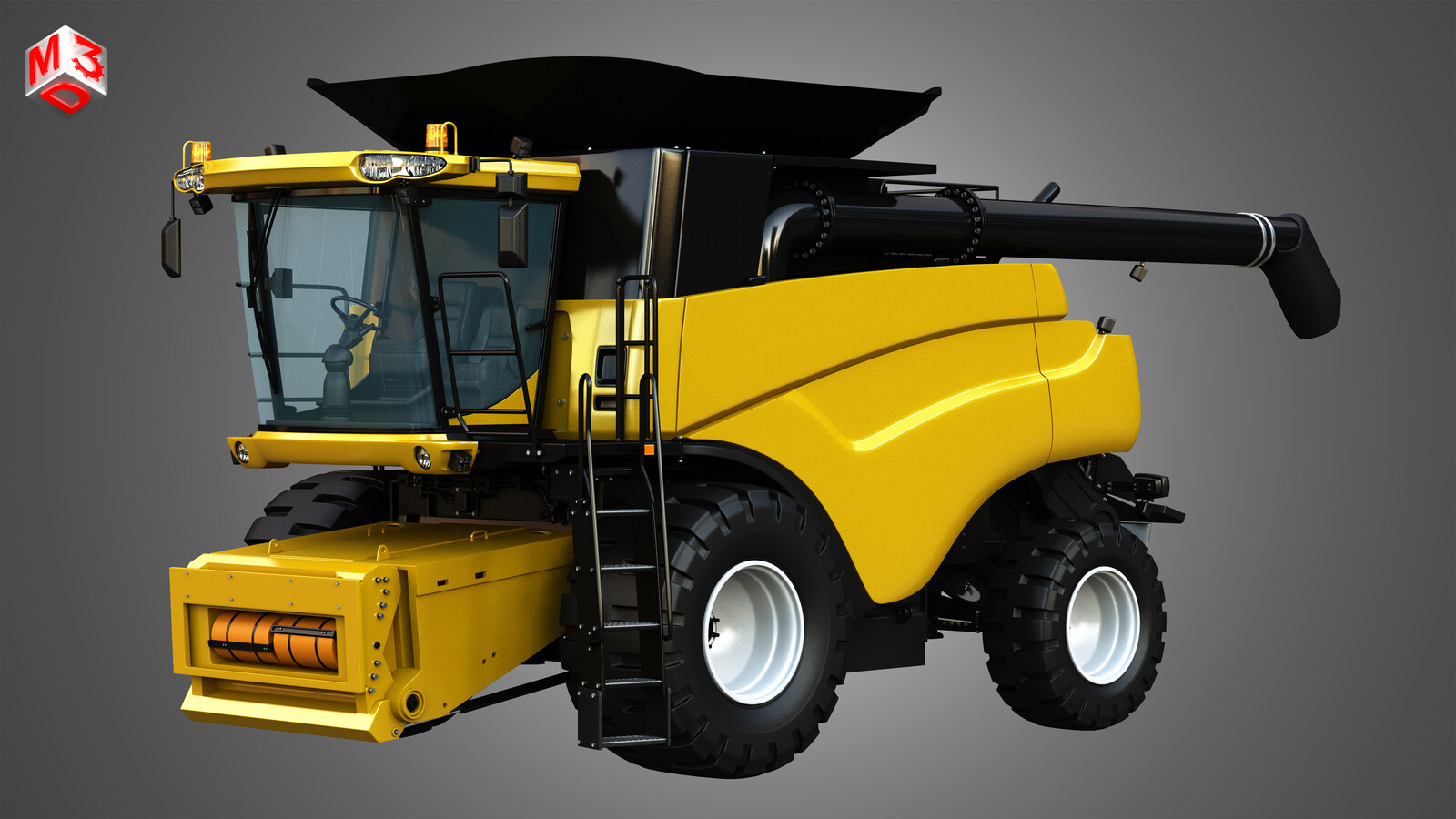 NH - CR 9070 Combine Harvester 3D model