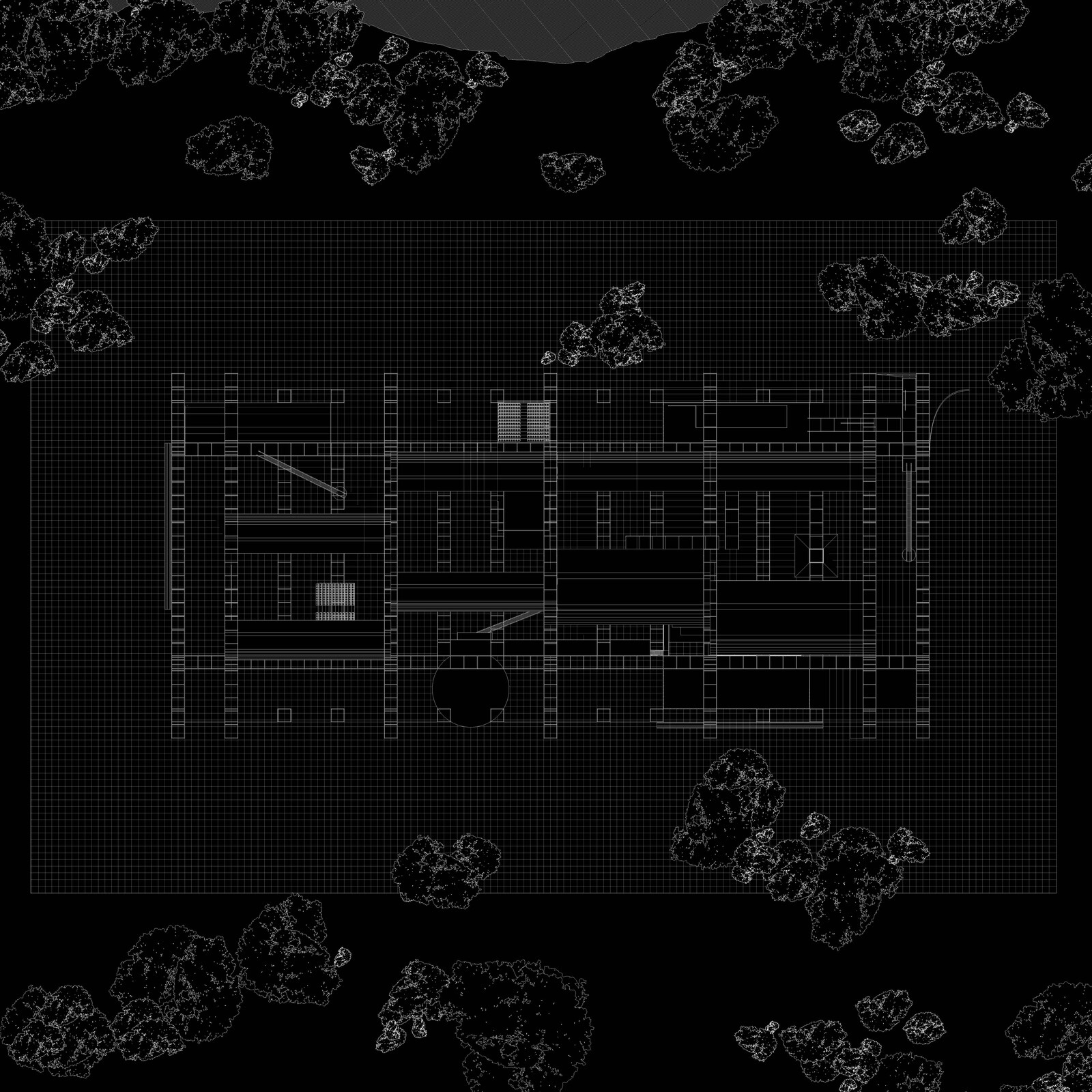 Architectural Plan Drawing - Rhino3D + Illustrator