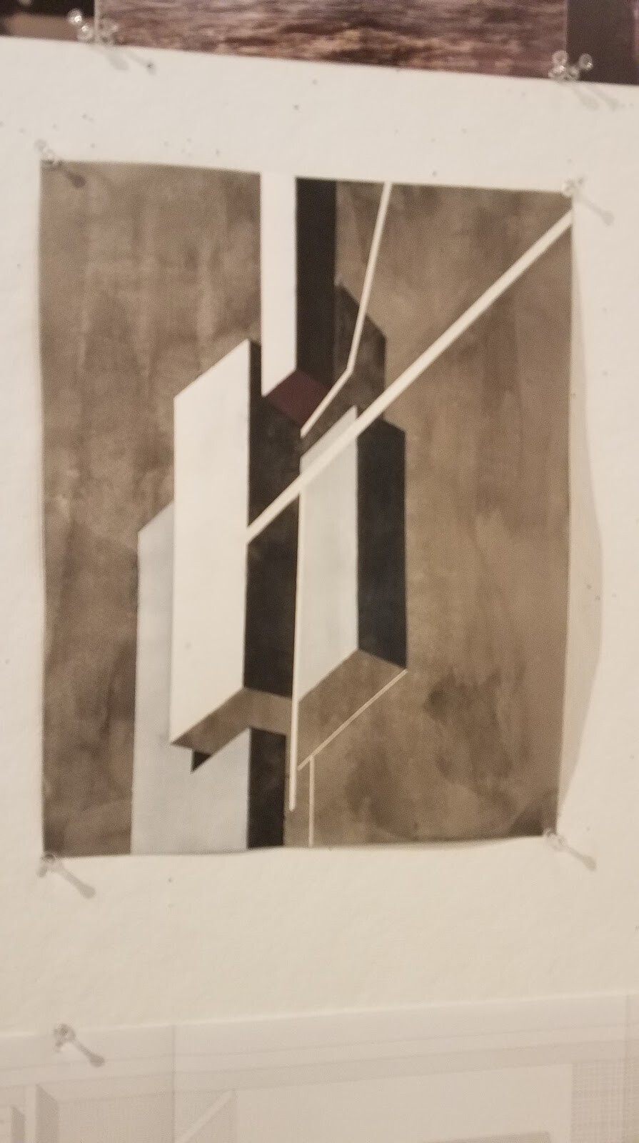 Architecton Paint Study 1 - Studying of principles of EL LISSITZKY &amp; PROUNS