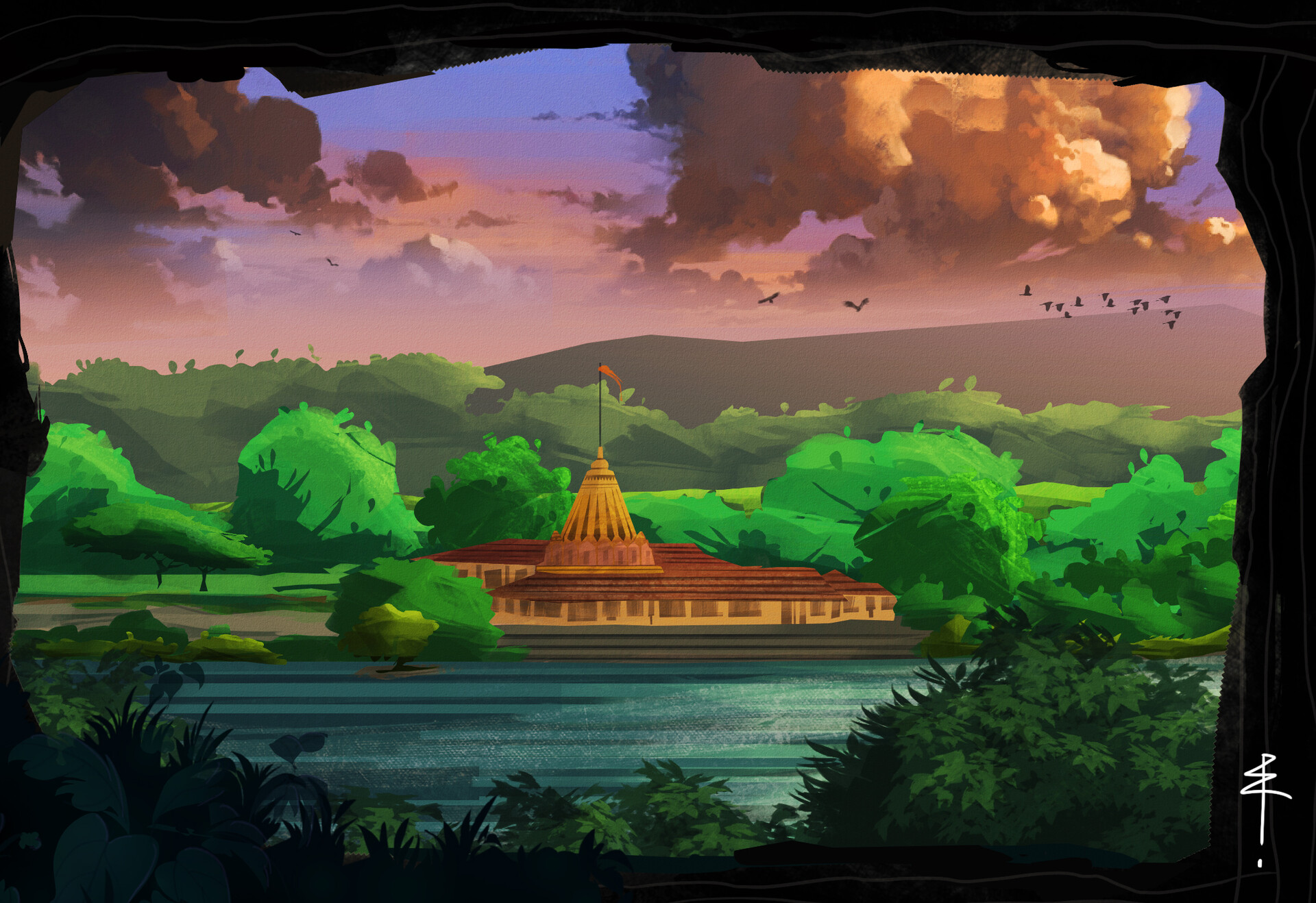 ArtStation - Concept temple