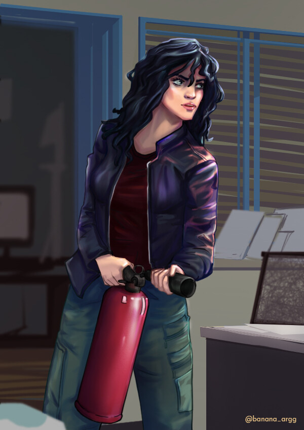 ArtStation - Brooklyn 99 fan art Roza Diaz