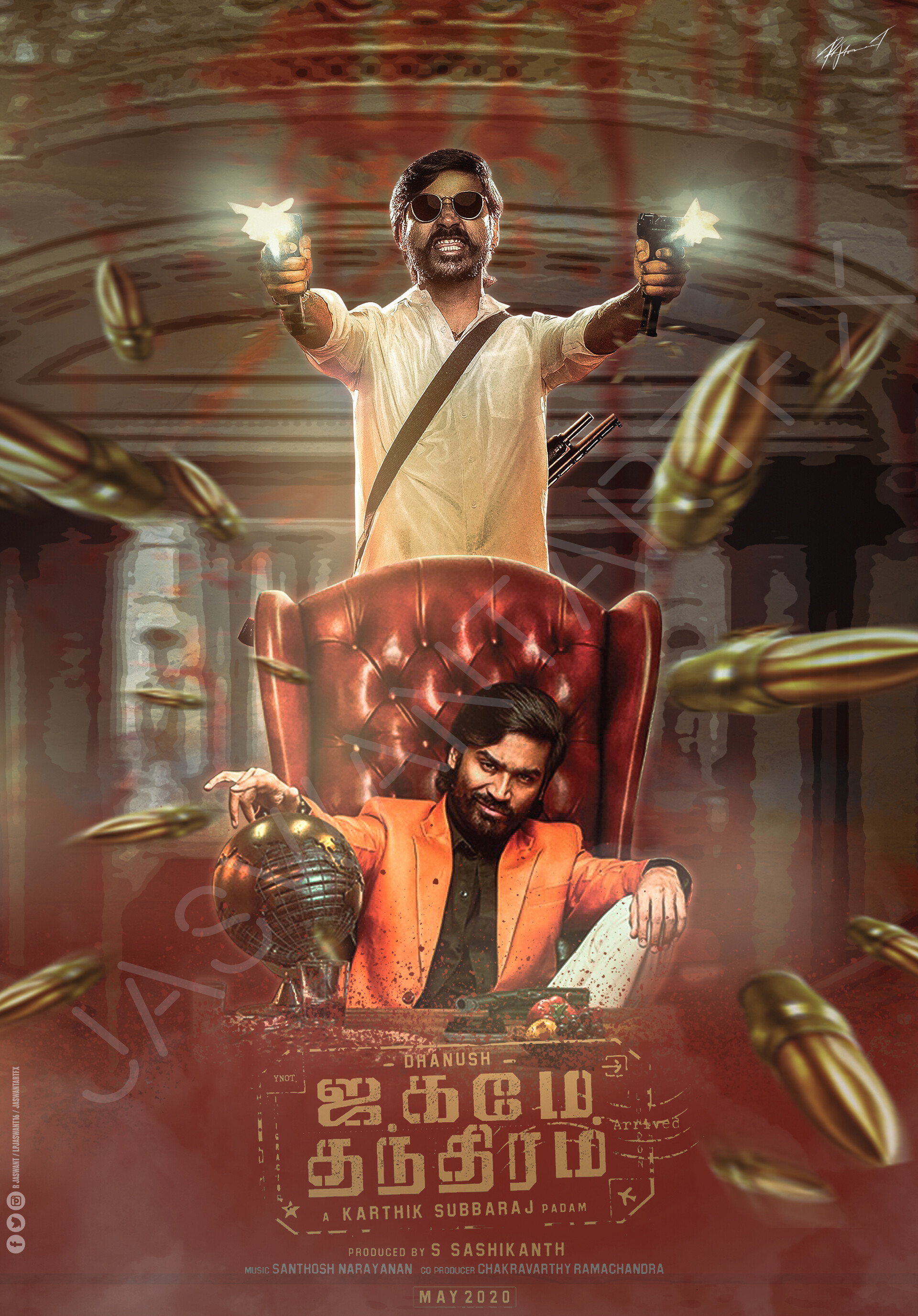 Artstation Jagamey Thanthiram Poster Art Jaswant R 63 likes · 12 talking about this. jagamey thanthiram poster art