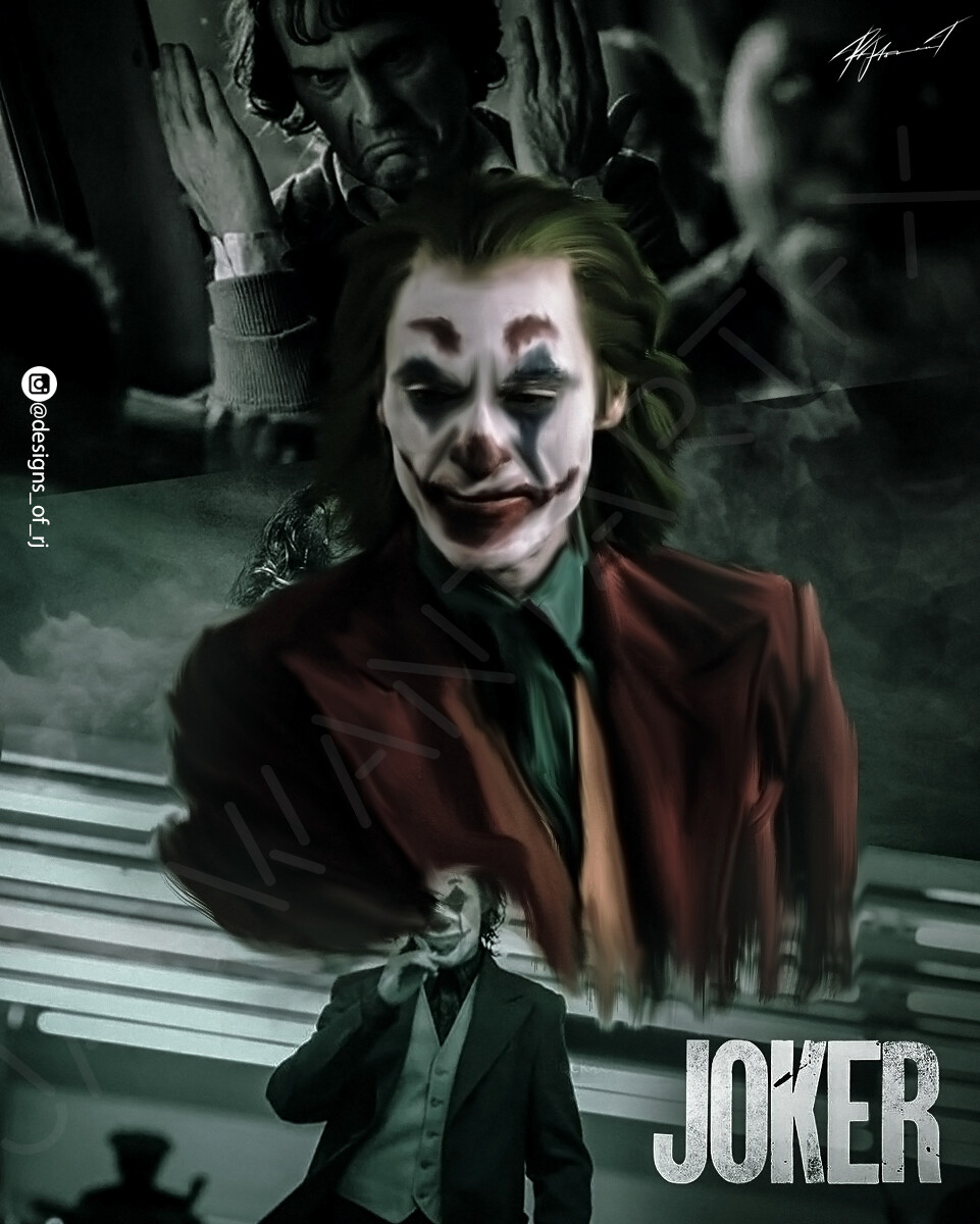 jaswant R - Joker tribute art