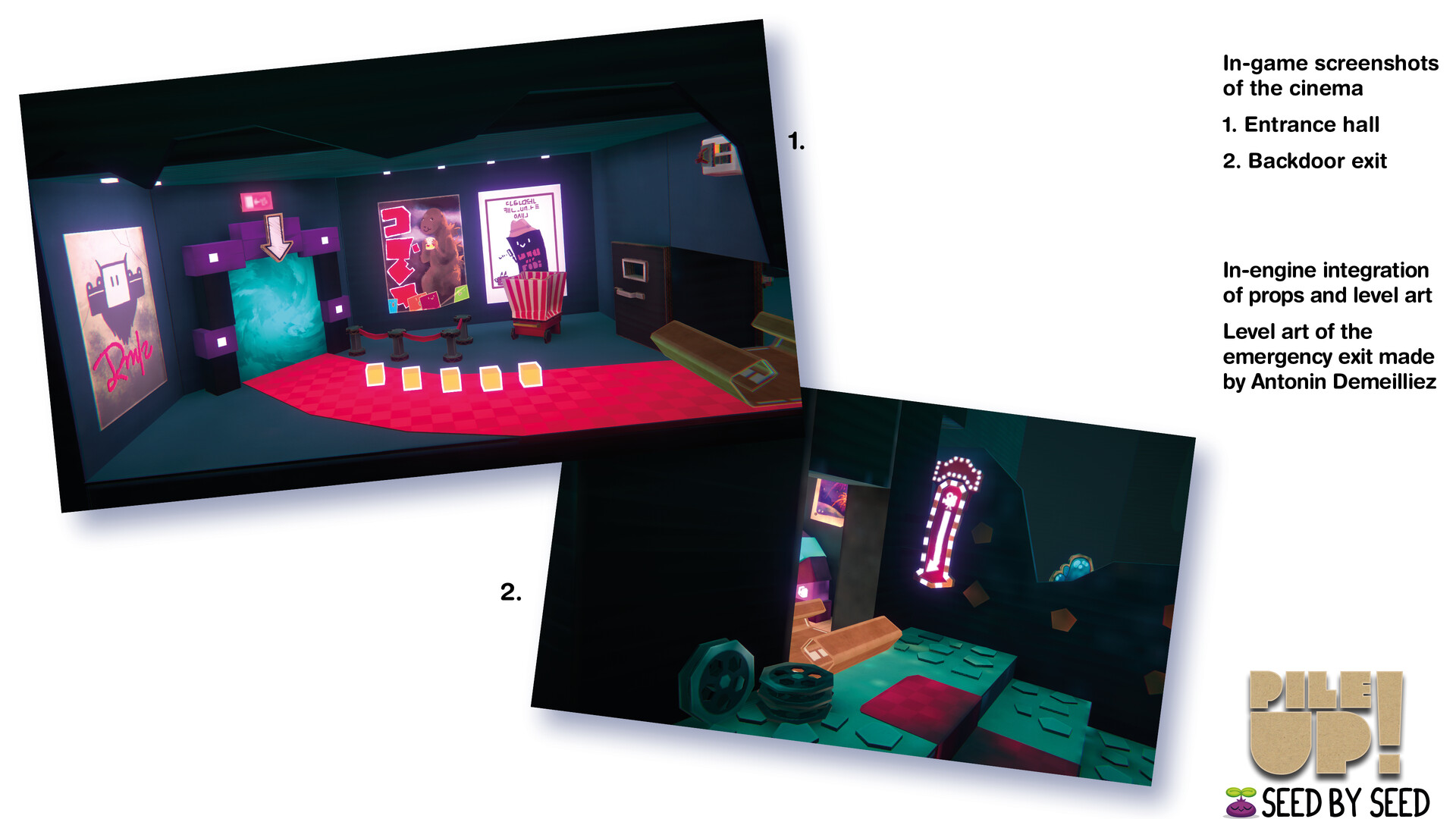 Rémi Le Gallo Le Manach Pile Up! game art internship