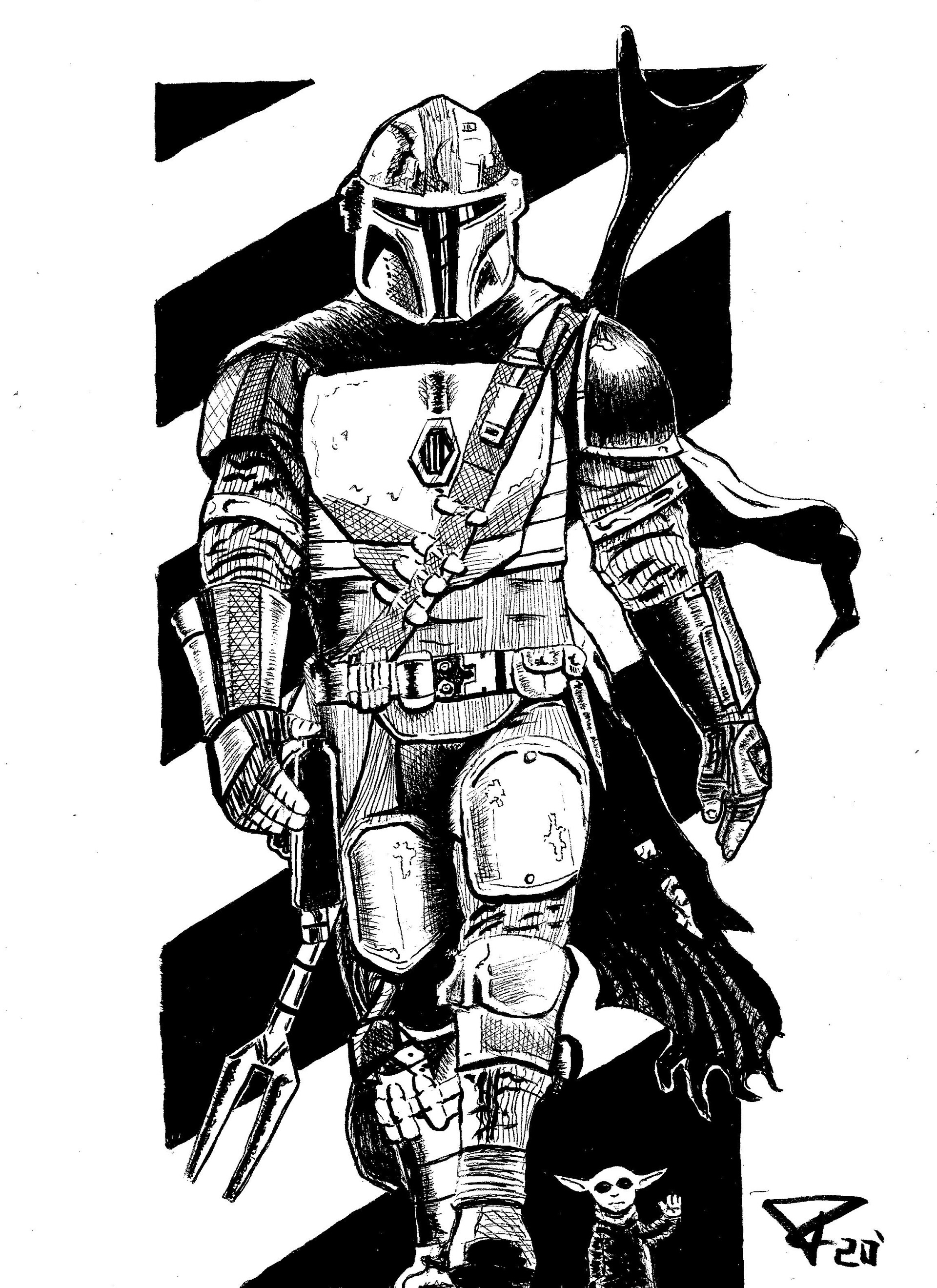 Artstation The Mandalorian Flo V
