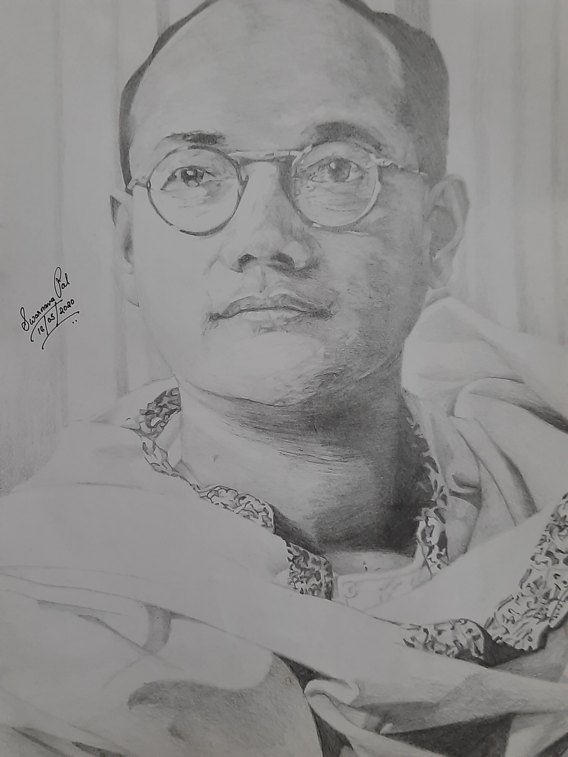 Subhash Chandra Bose Drawing Step By Step,netaji Subhash Chandra Bose  Drawing,how To Draw Netaji | truongquoctesaigon.edu.vn