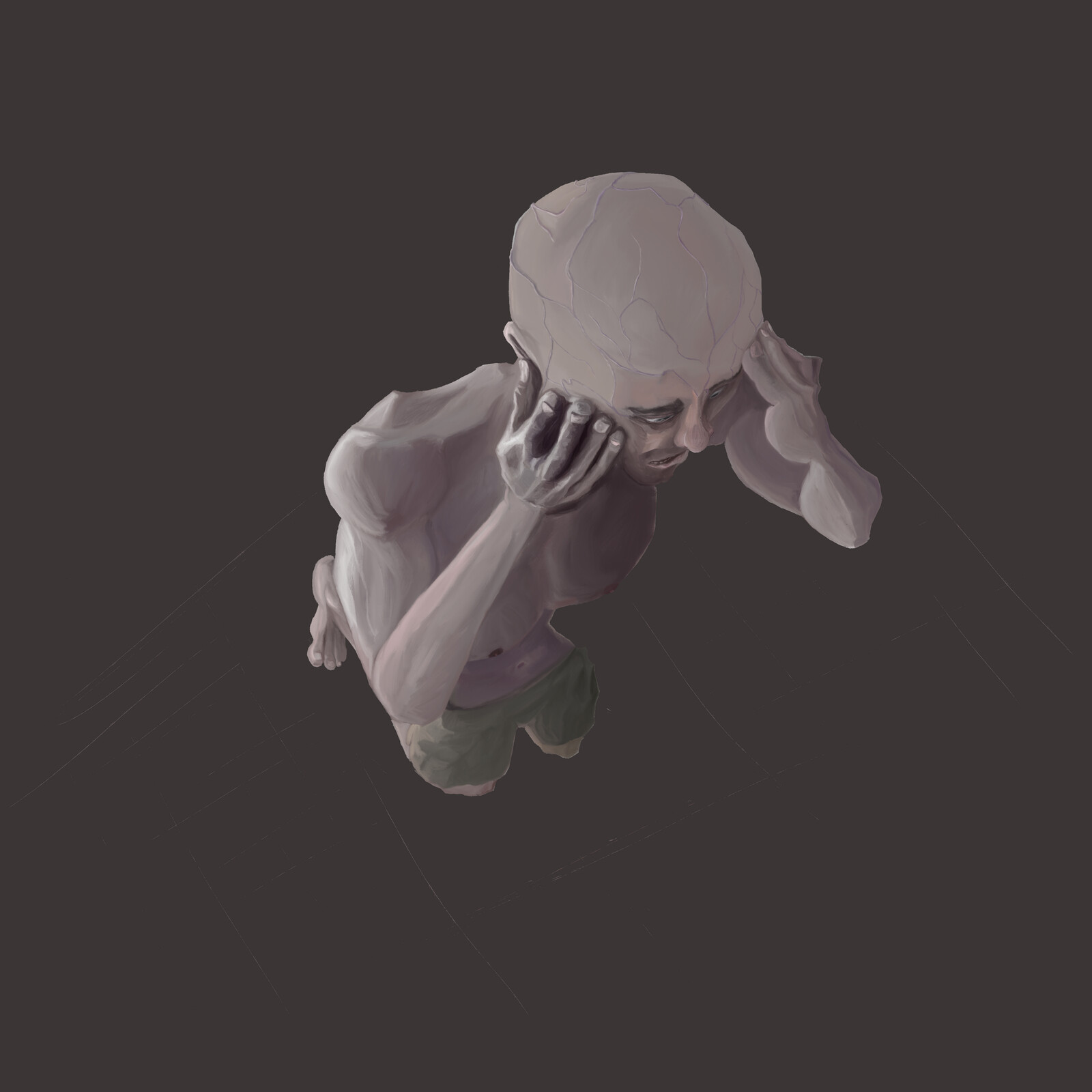 Finishing character blending