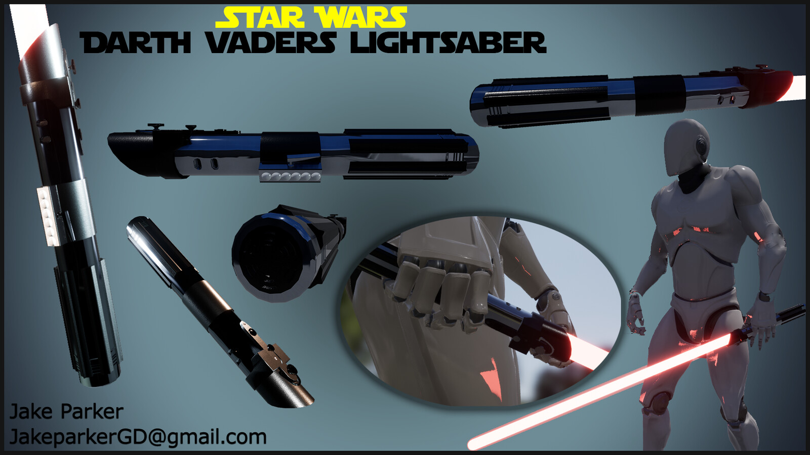 lightsaber a new hope jake parker