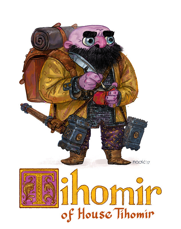 Tihomir -- Dwarf Fighter/Wizard