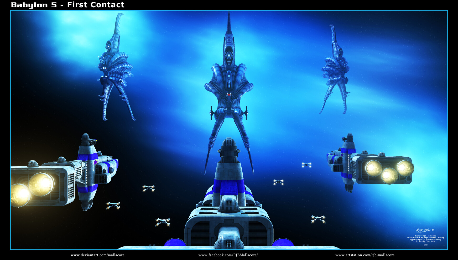 ArtStation Babylon 5 First Contact