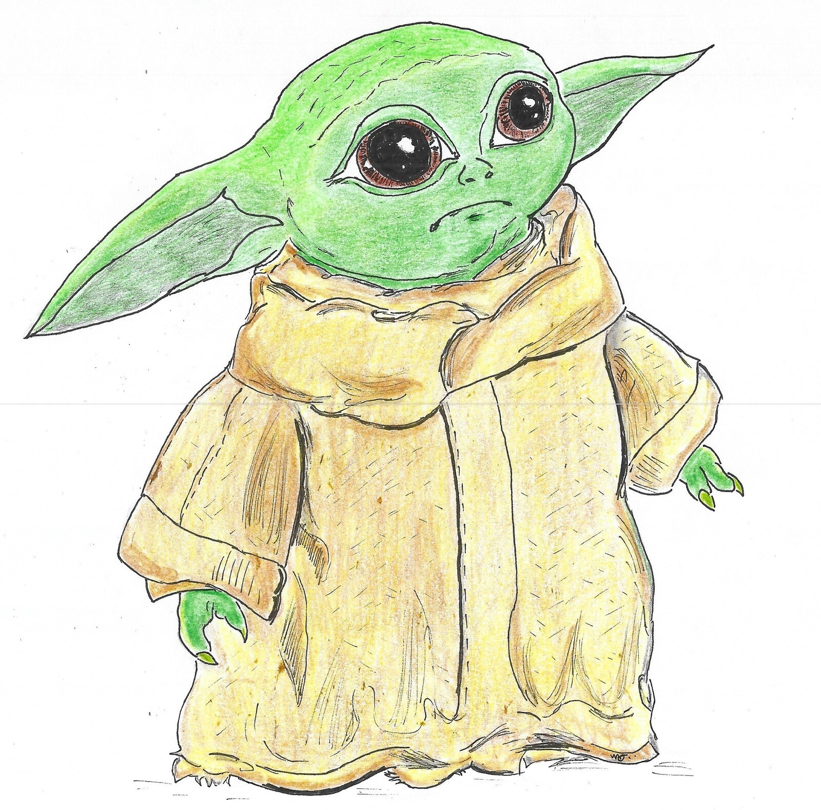 Artstation Baby Yoda Sketch Filip Matevski Artstation Baby Yoda Sketch Filip Matevski