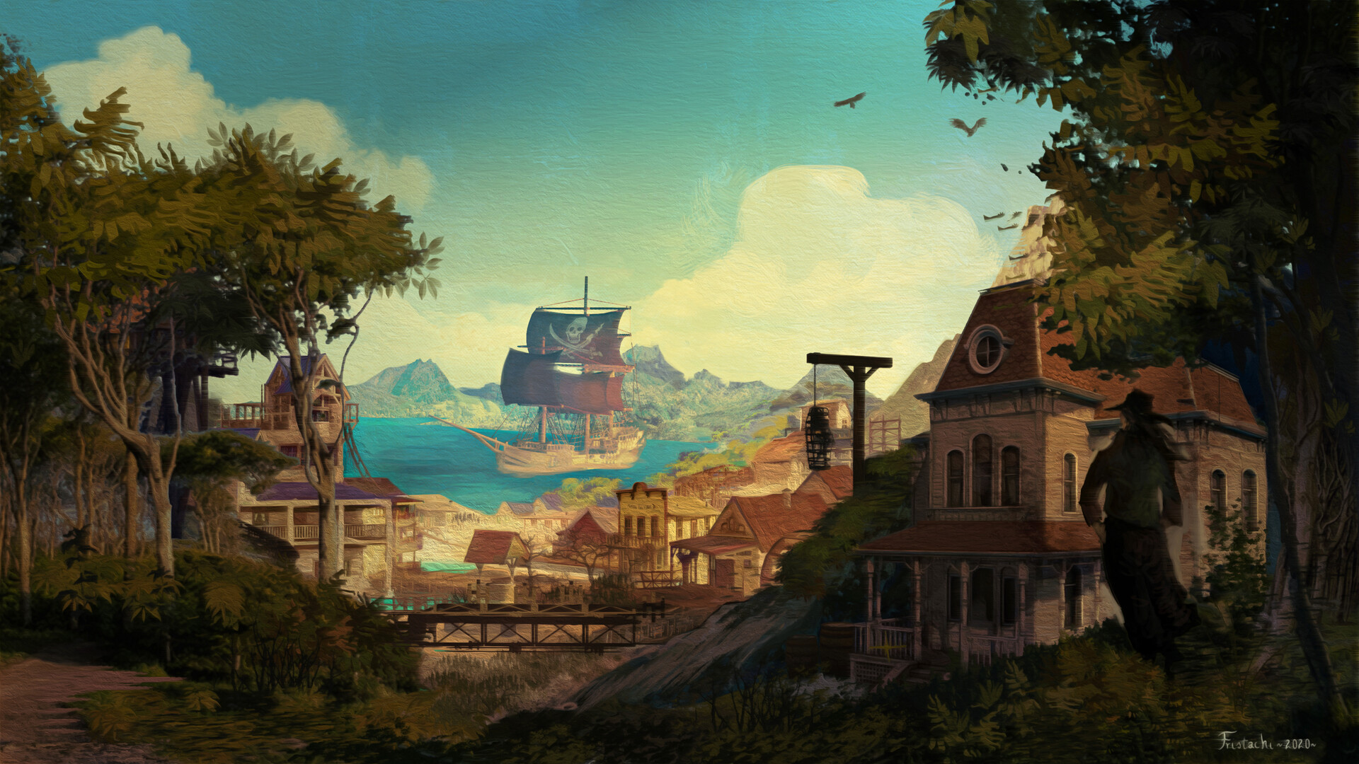 ArtStation Pirate Harbor and Environment Exercises