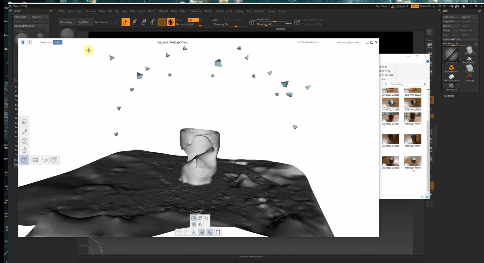 ReCap Pro - Photogrammetry. 