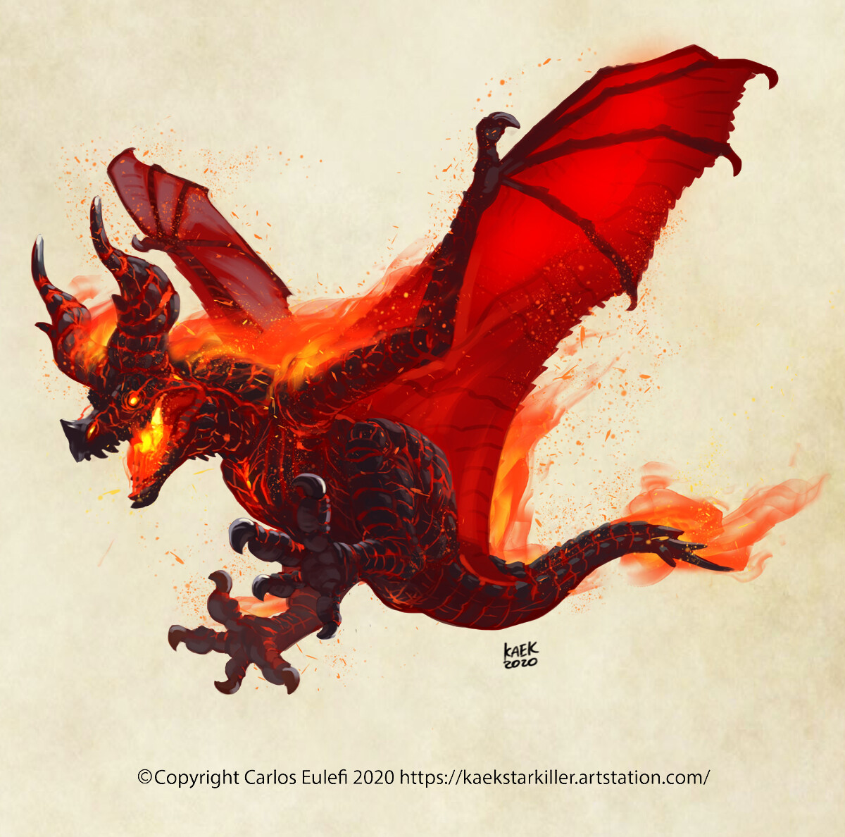 008.-Elemental Fire Dragon