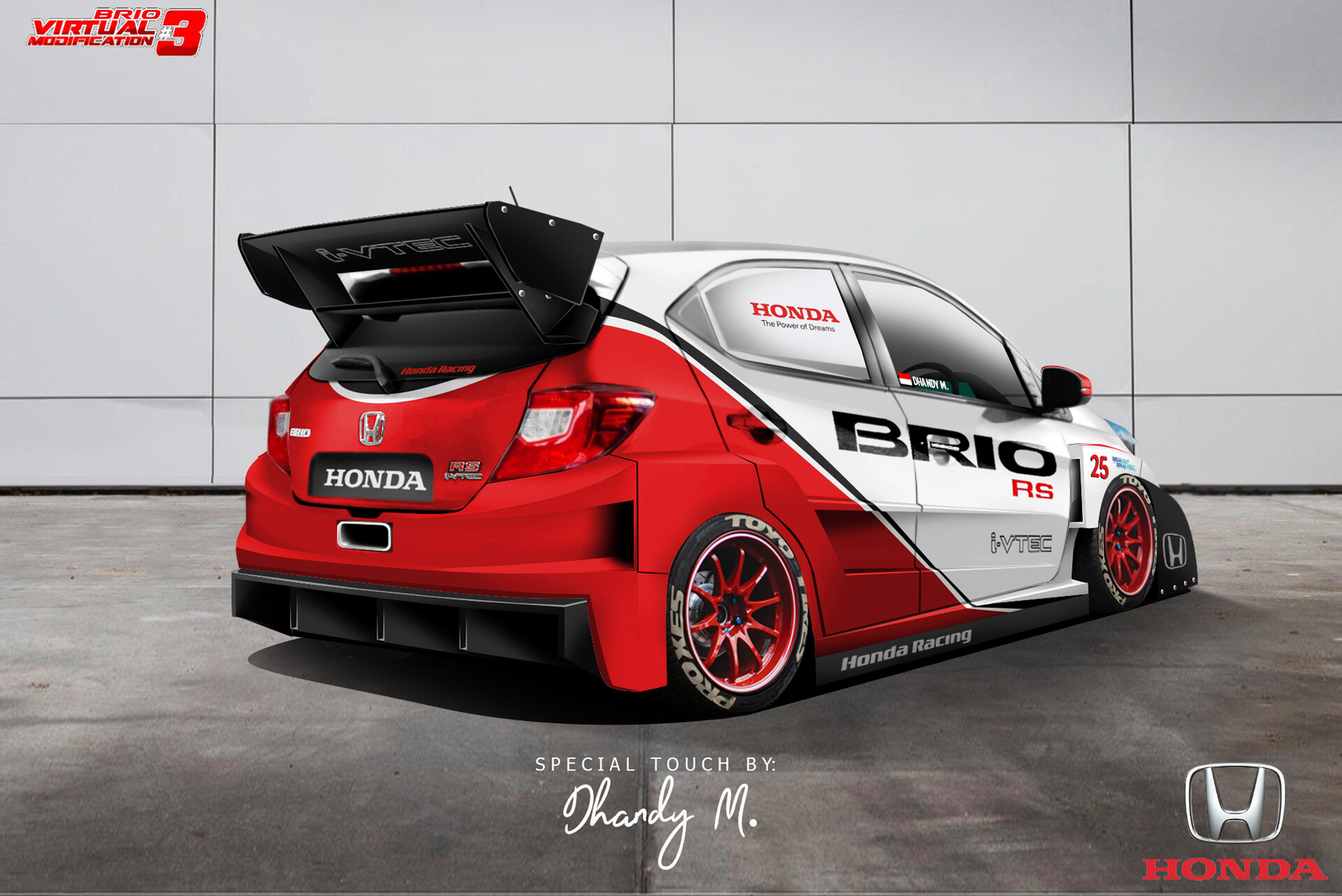Dhandy 2019 Honda Brio RS Pikes Peak x Time Attack Spec