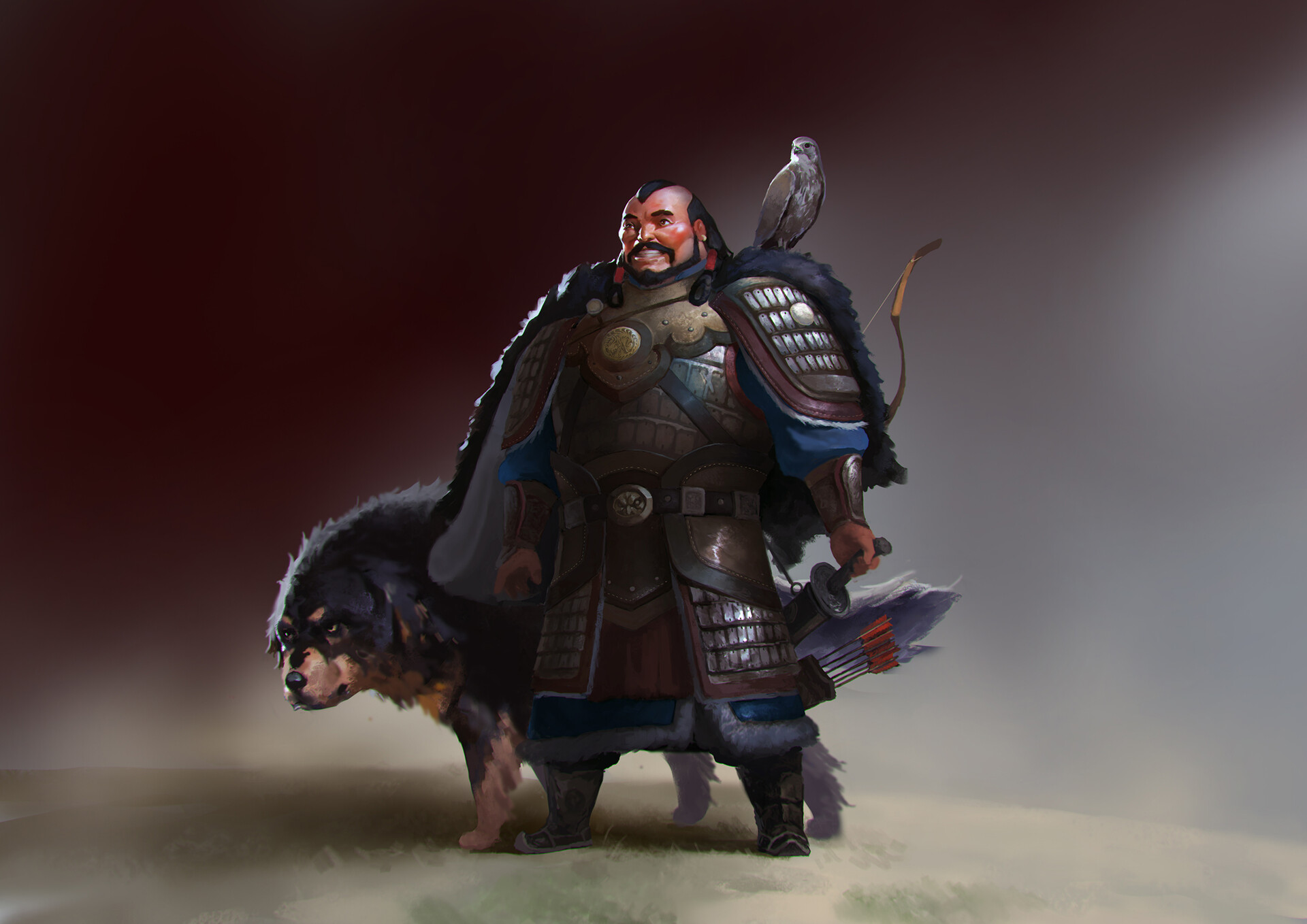 ArtStation - Mongolian Warrior