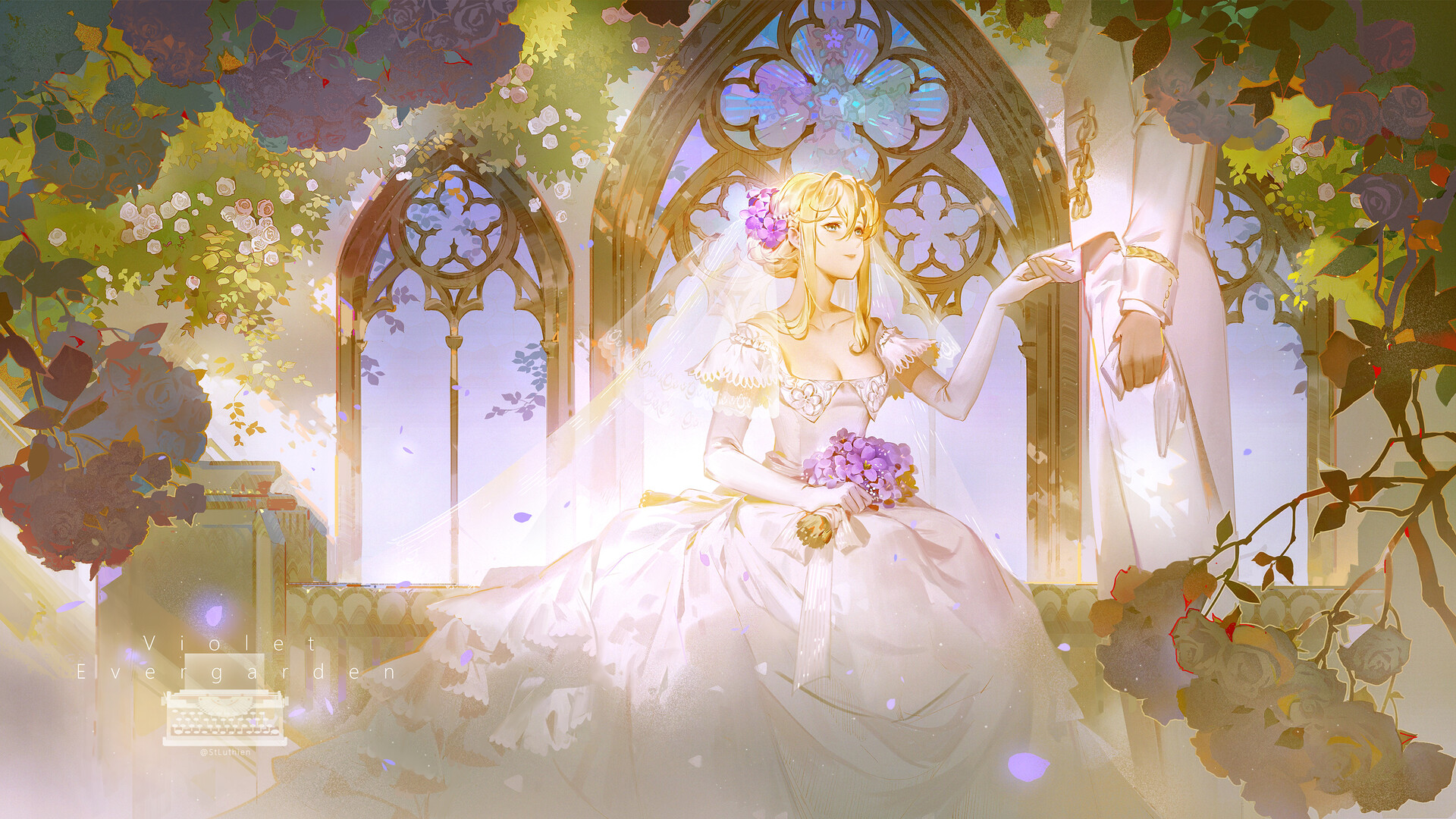 ArtStation Violet EvergardenWedding day