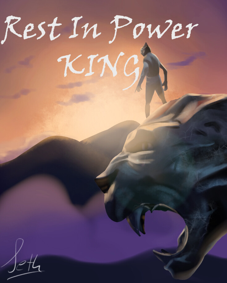 Artstation Rest In Power King Sejini Ratnayake