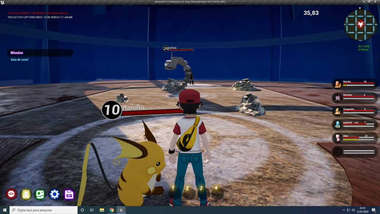 New version released for Pokemon MMO 3D Remake in Unreal Engine