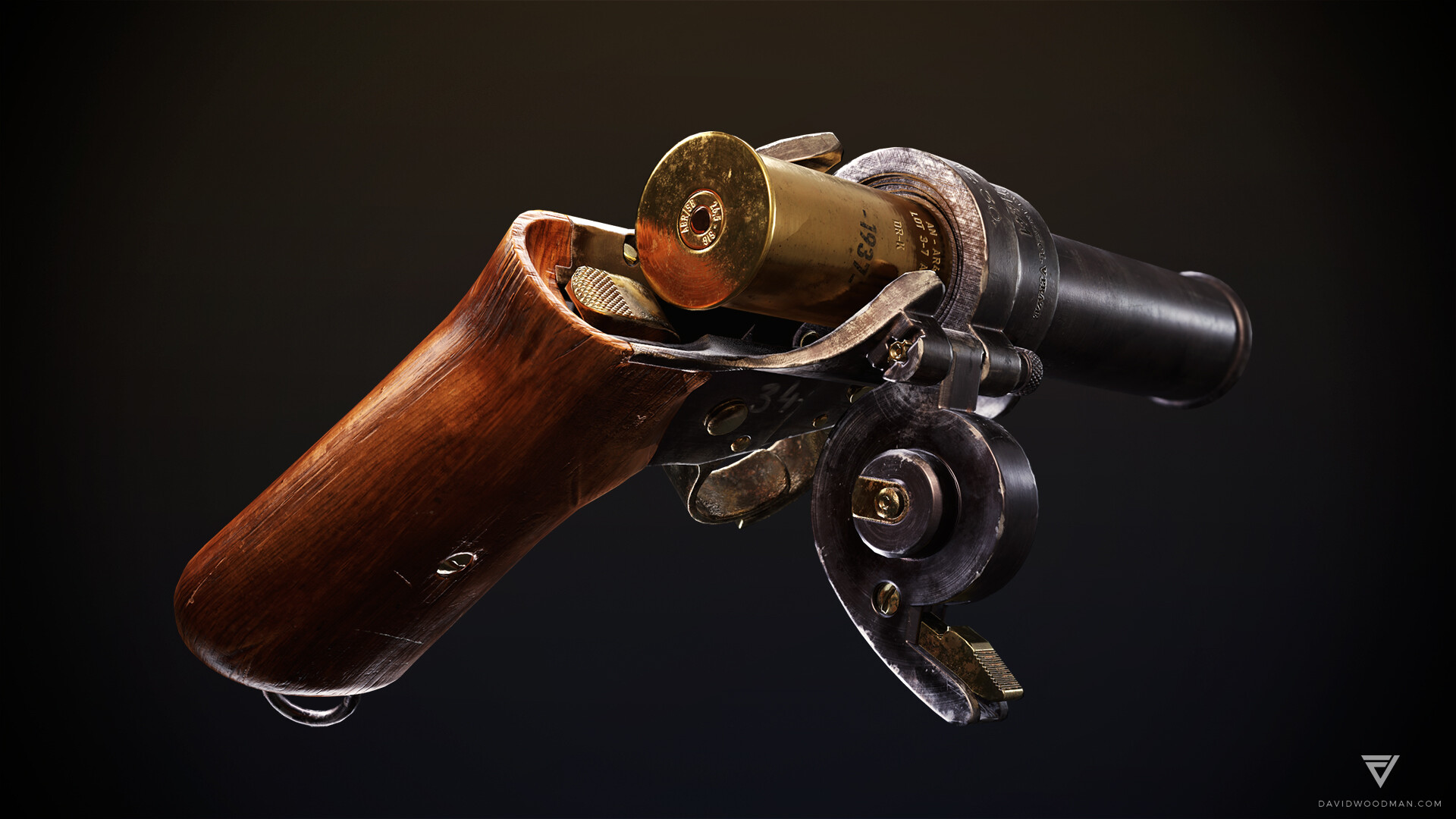 David Woodman - Czech VZ 30 Signal Flare Pistol (Real Time)