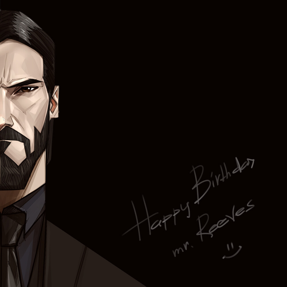 ArtStation - Happy Birthday mr Reeves!!! (part 2)