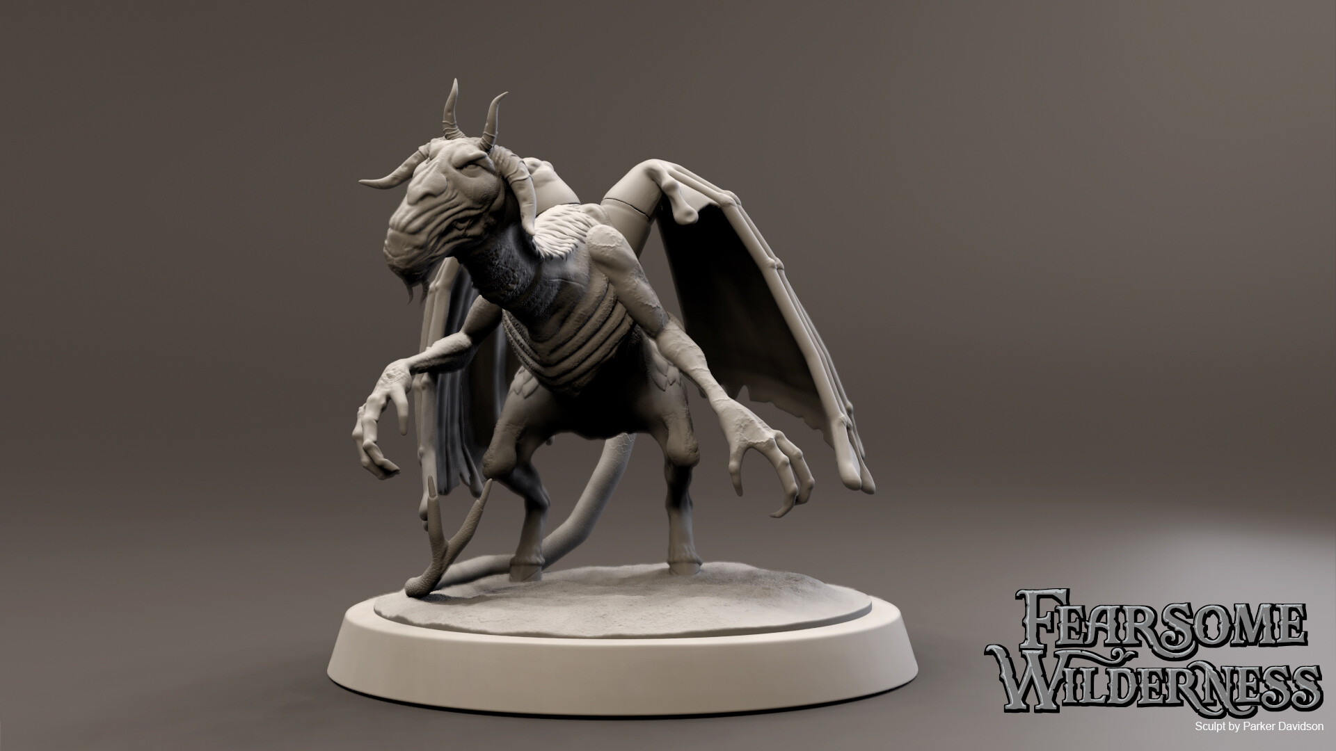 ArtStation Jersey Devil Mini for Fearsome Wilderness