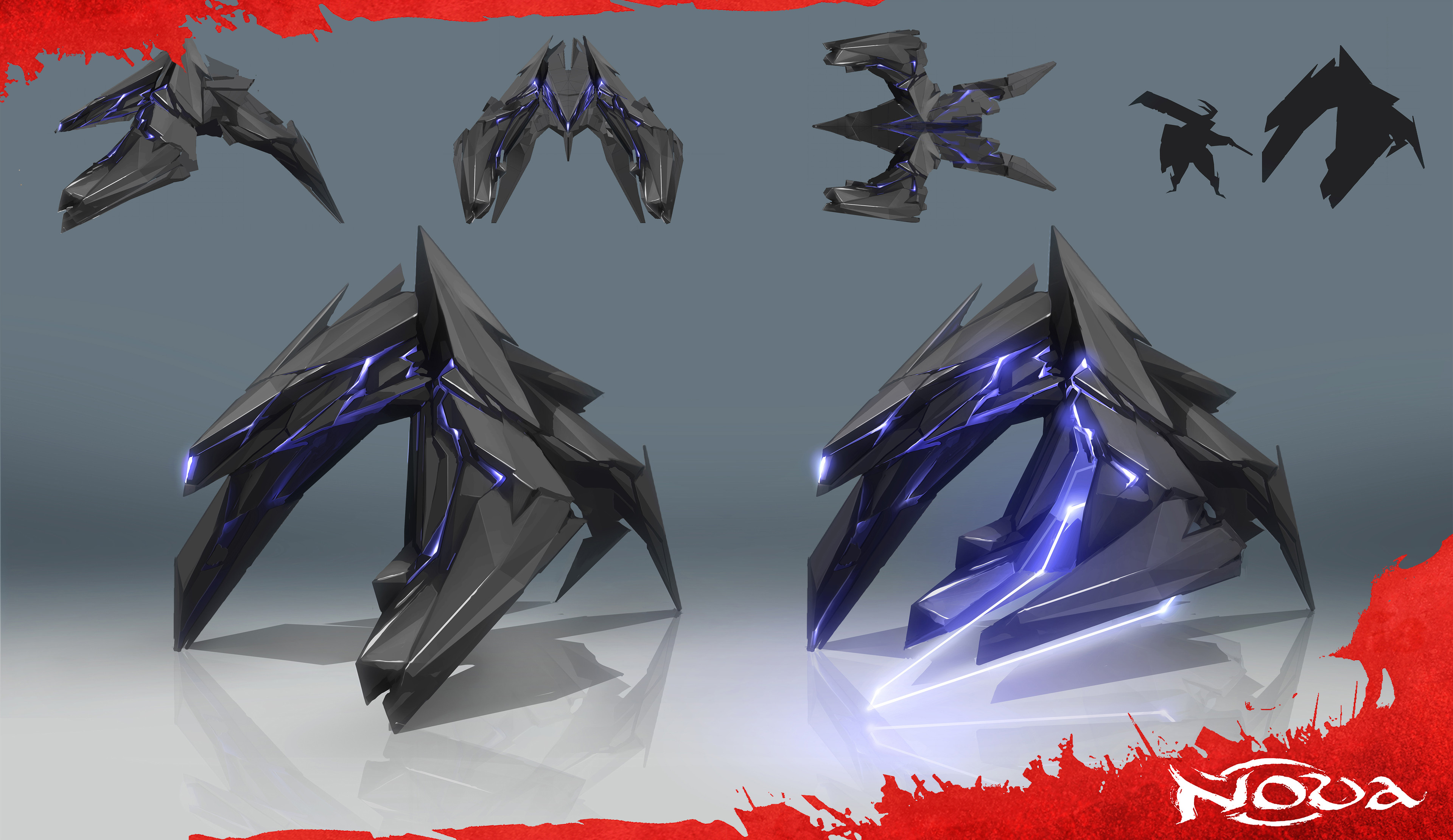 The Sentinel is another Daxx character. The look of the Daxx was inspired by 3D fractals with an onyx finish.