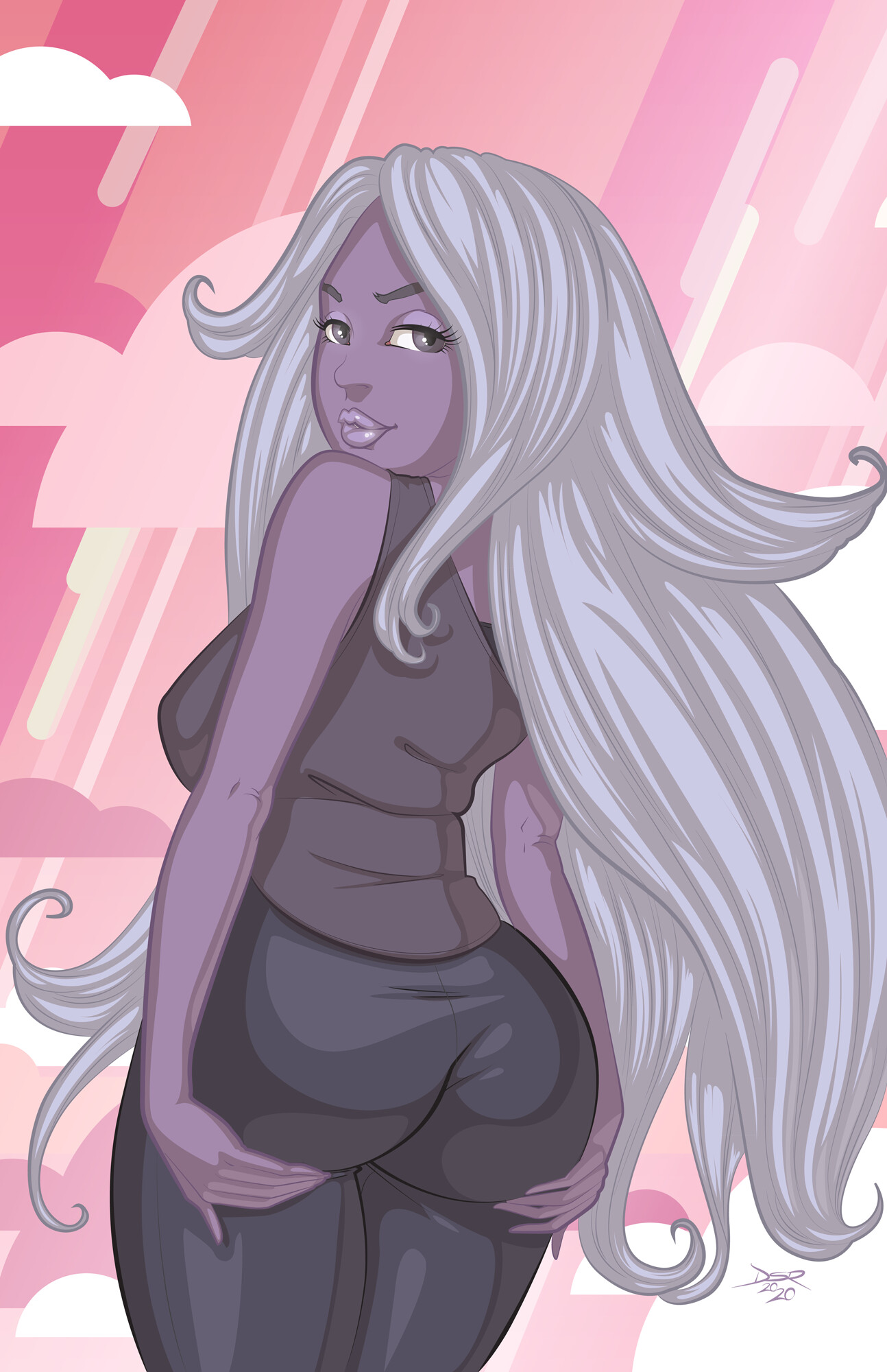 Artstation Amethyst Steven Universe Fan Art 2 Diego Steffens