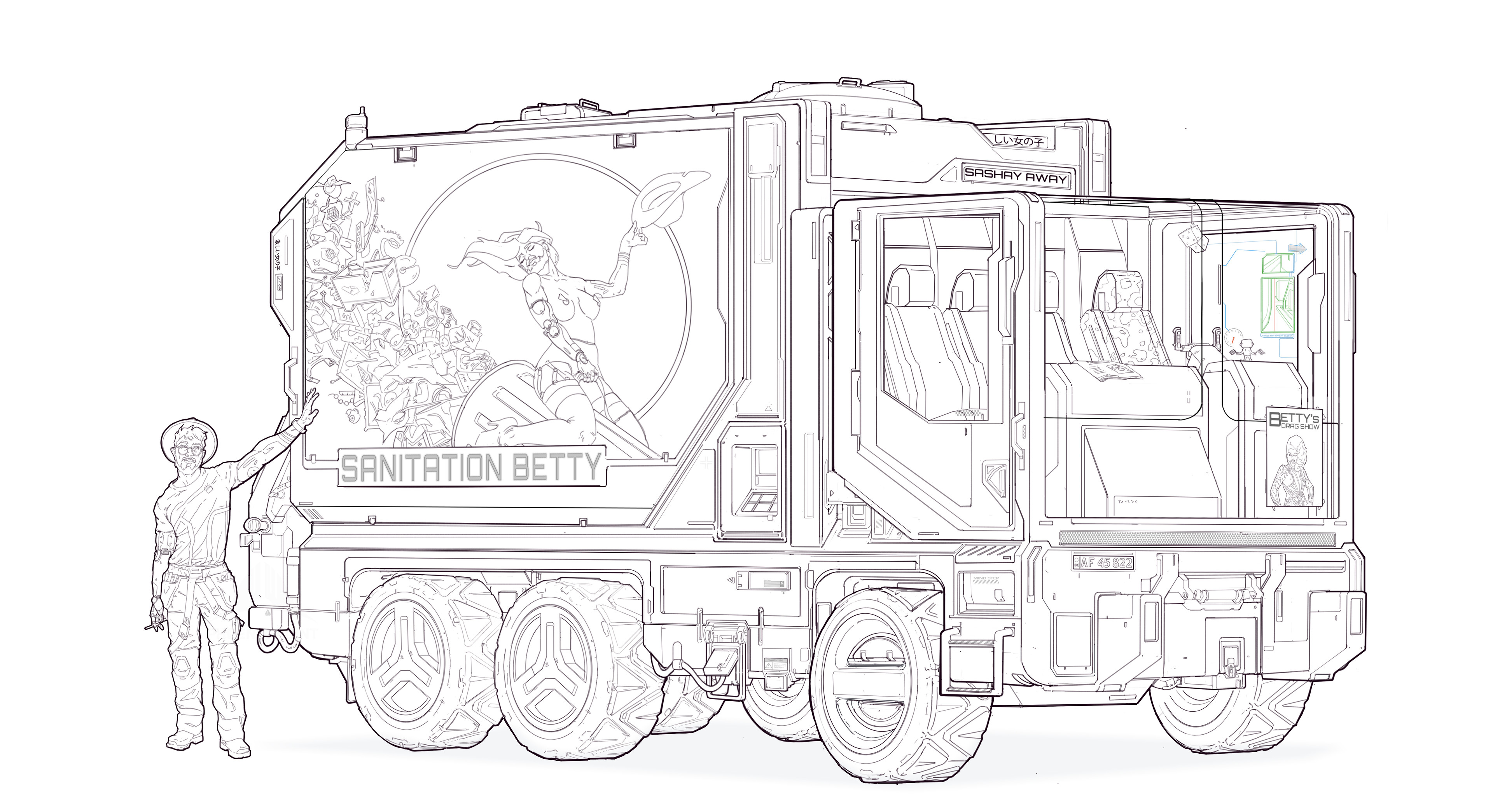 Lars D. Corneliussen Sashay your rubbish away with Betty!